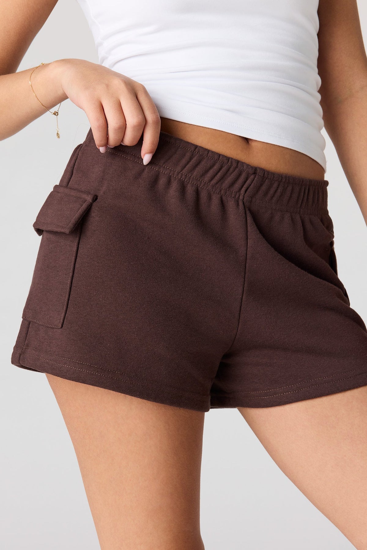 Luxe French Terry Cargo Shortie
