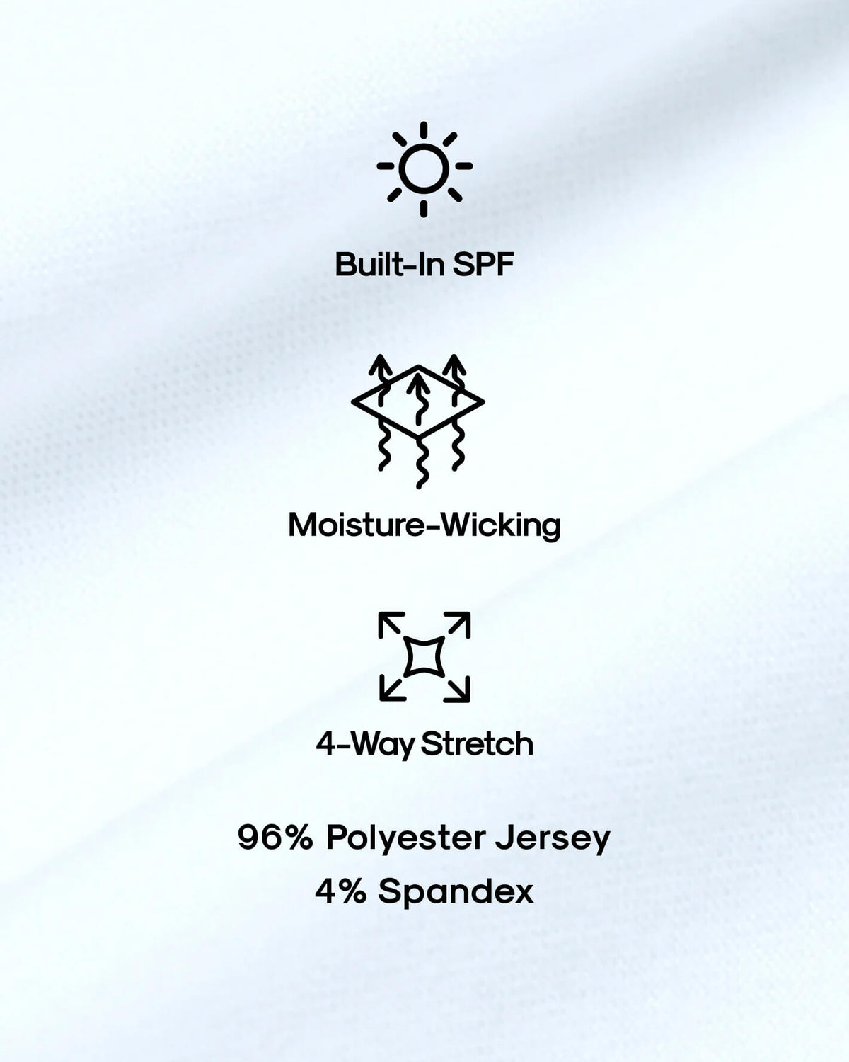 All White Active Crew Neck 6-Pack