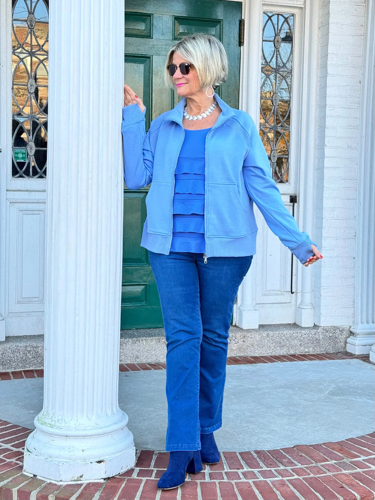 CLEAR PERI FULL ZIPPER