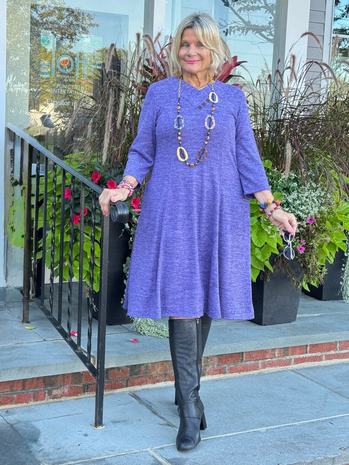 FALL MAGIC PURPLE DRESS