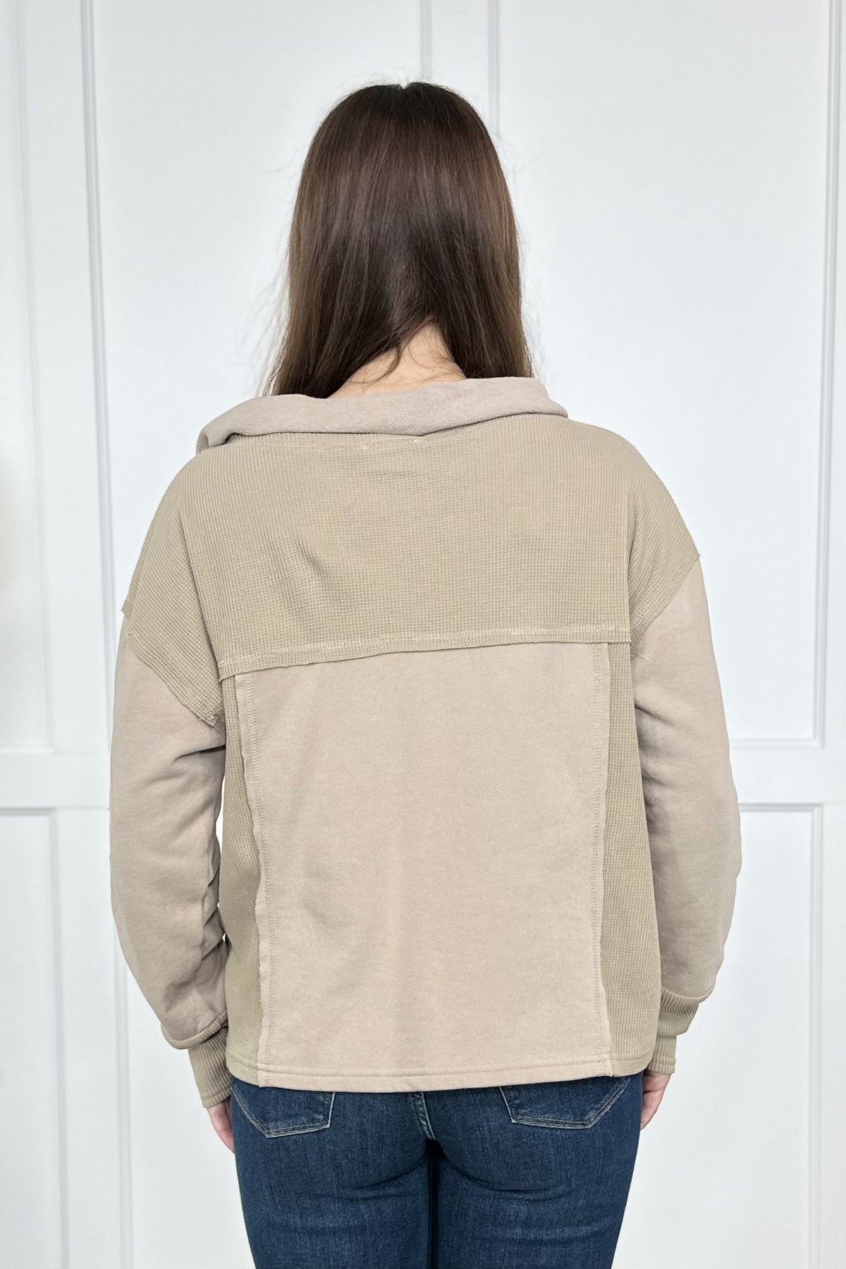 No One Else Women's Collared Zip Up Jacket