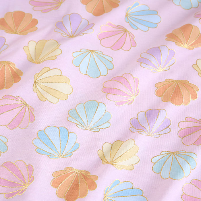 Shelly Pink & Posh Scales Ruffled Luxe Patoo® Blanket