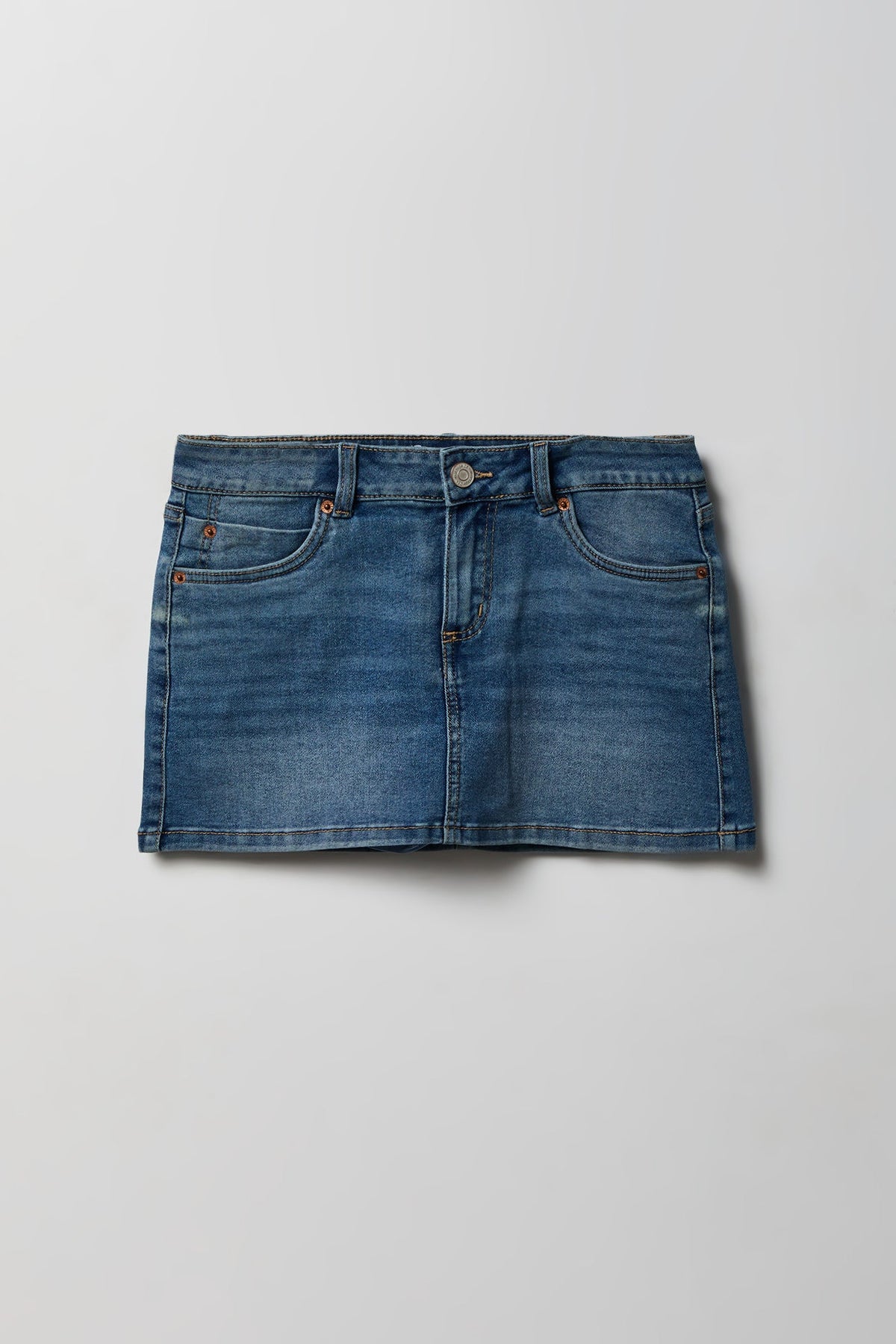 Denim Micro Mini Skirt