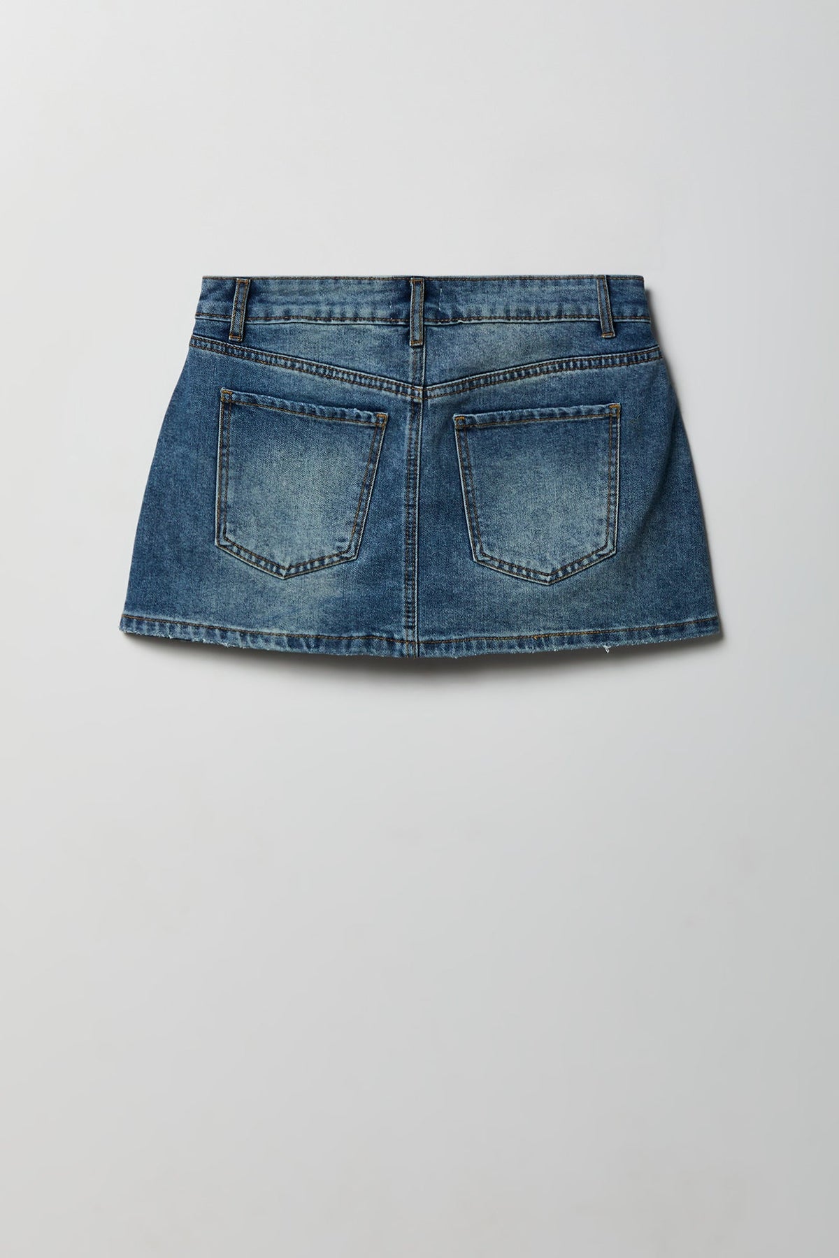 Denim Mini Skort