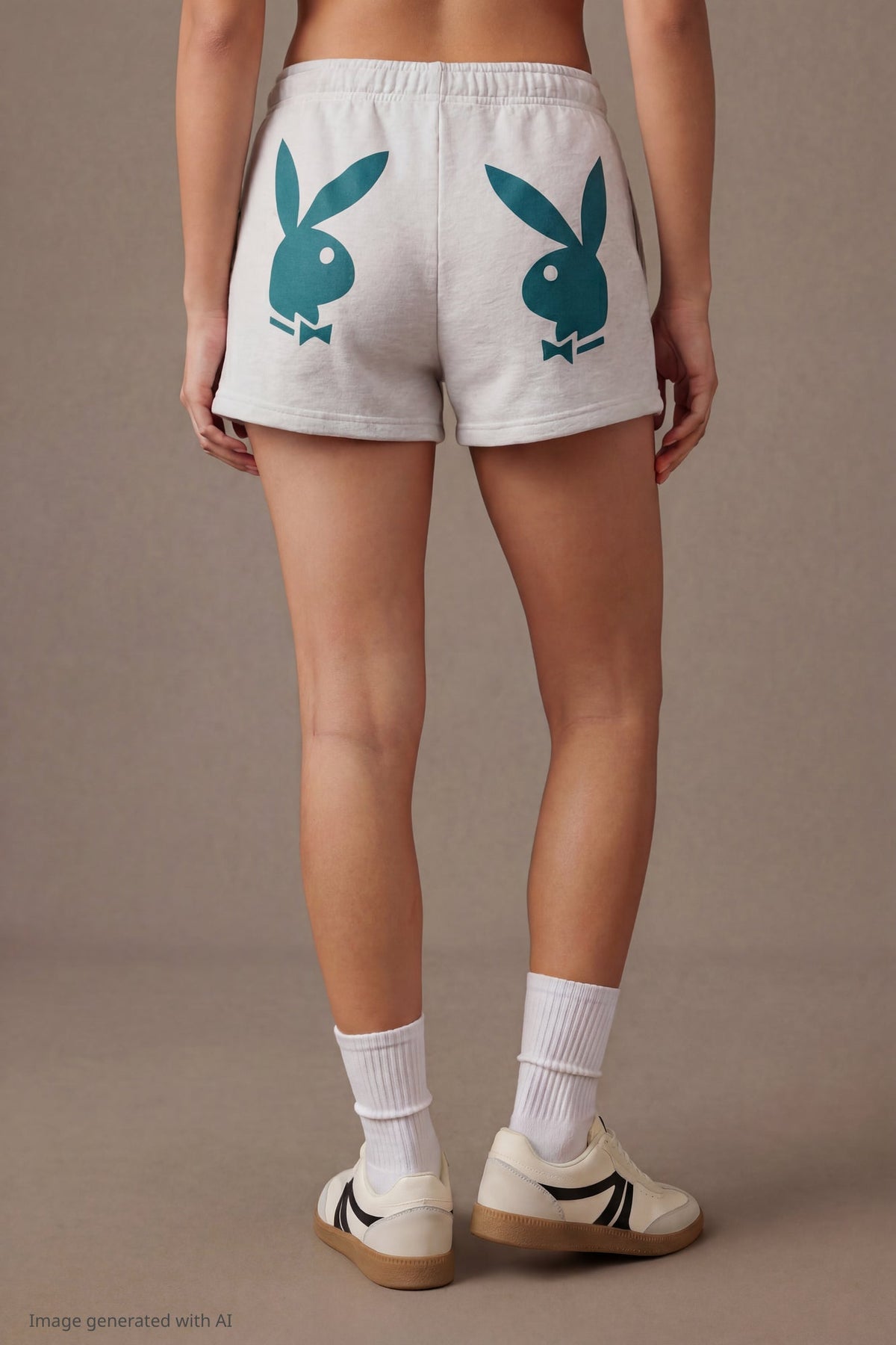 Playboy Graphic Fleece Short 2"
