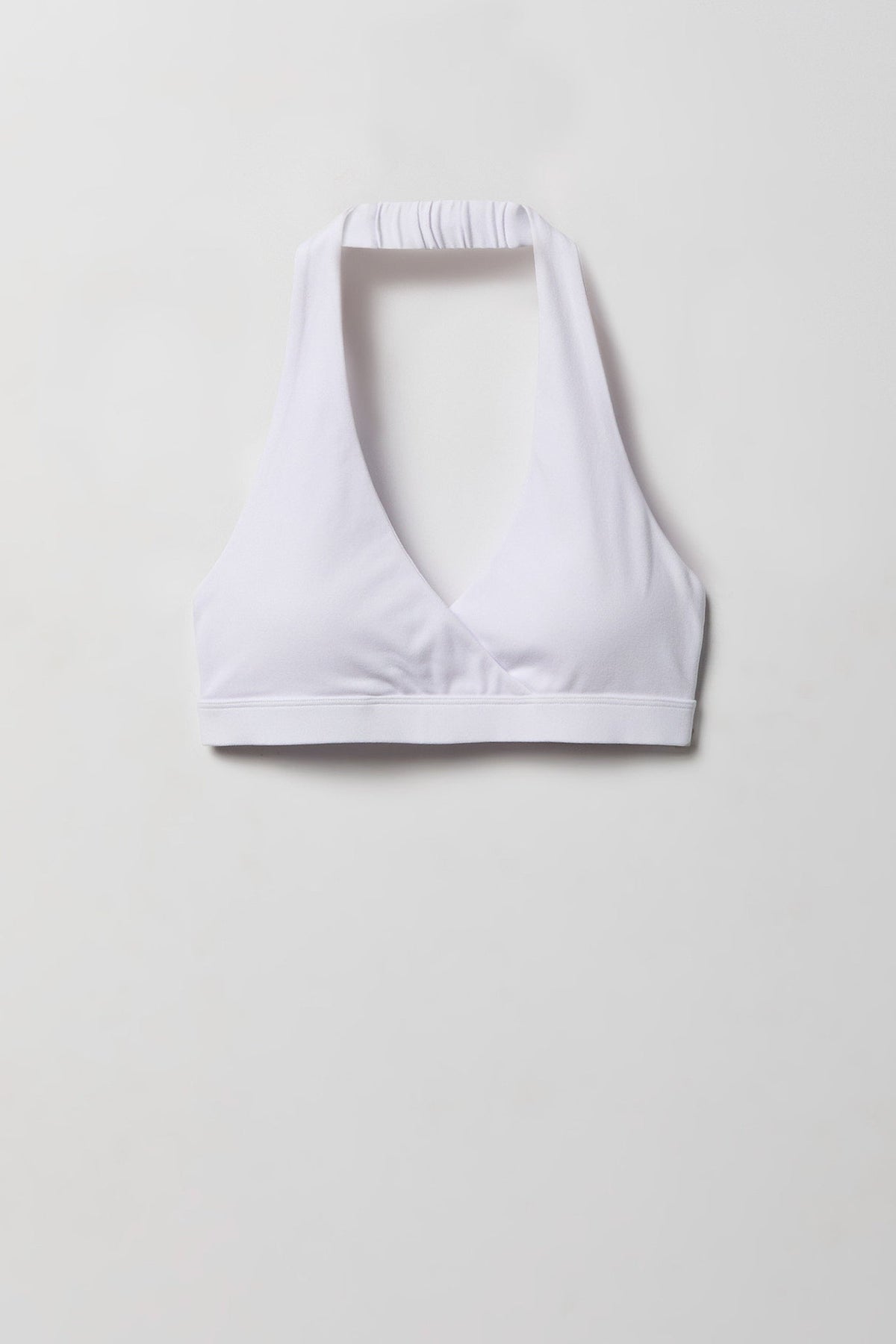 Active High Density Surplice Halter Bra