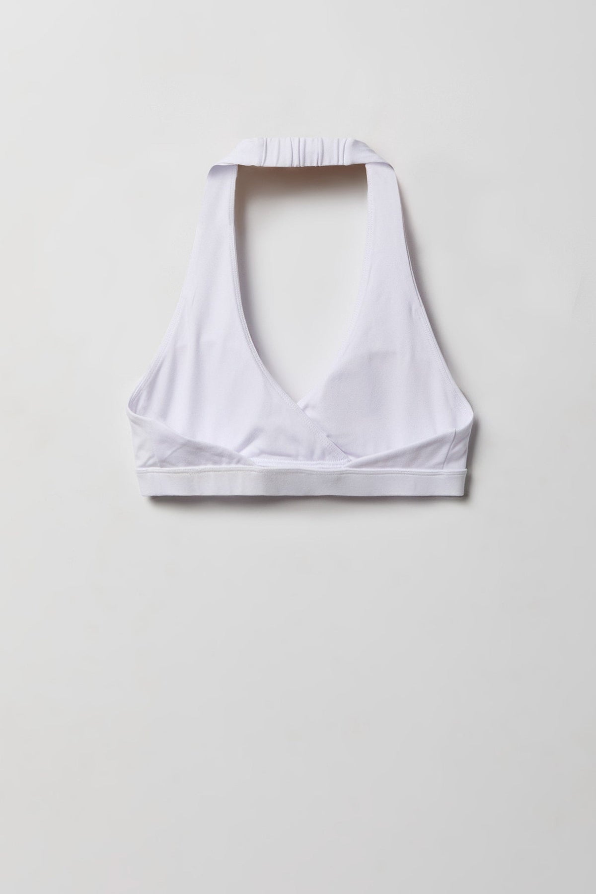 Active High Density Surplice Halter Bra