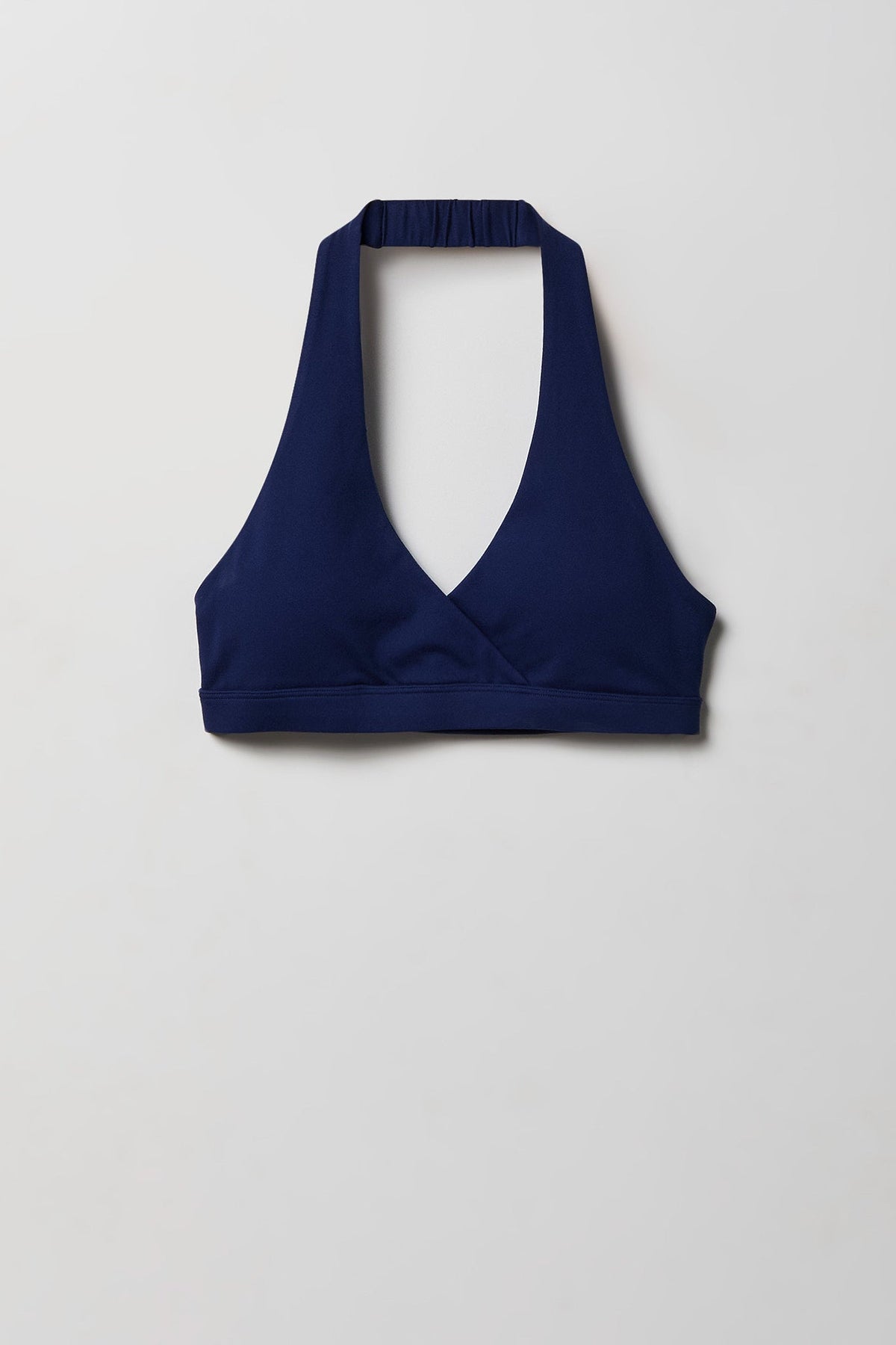 Active High Density Surplice Halter Bra