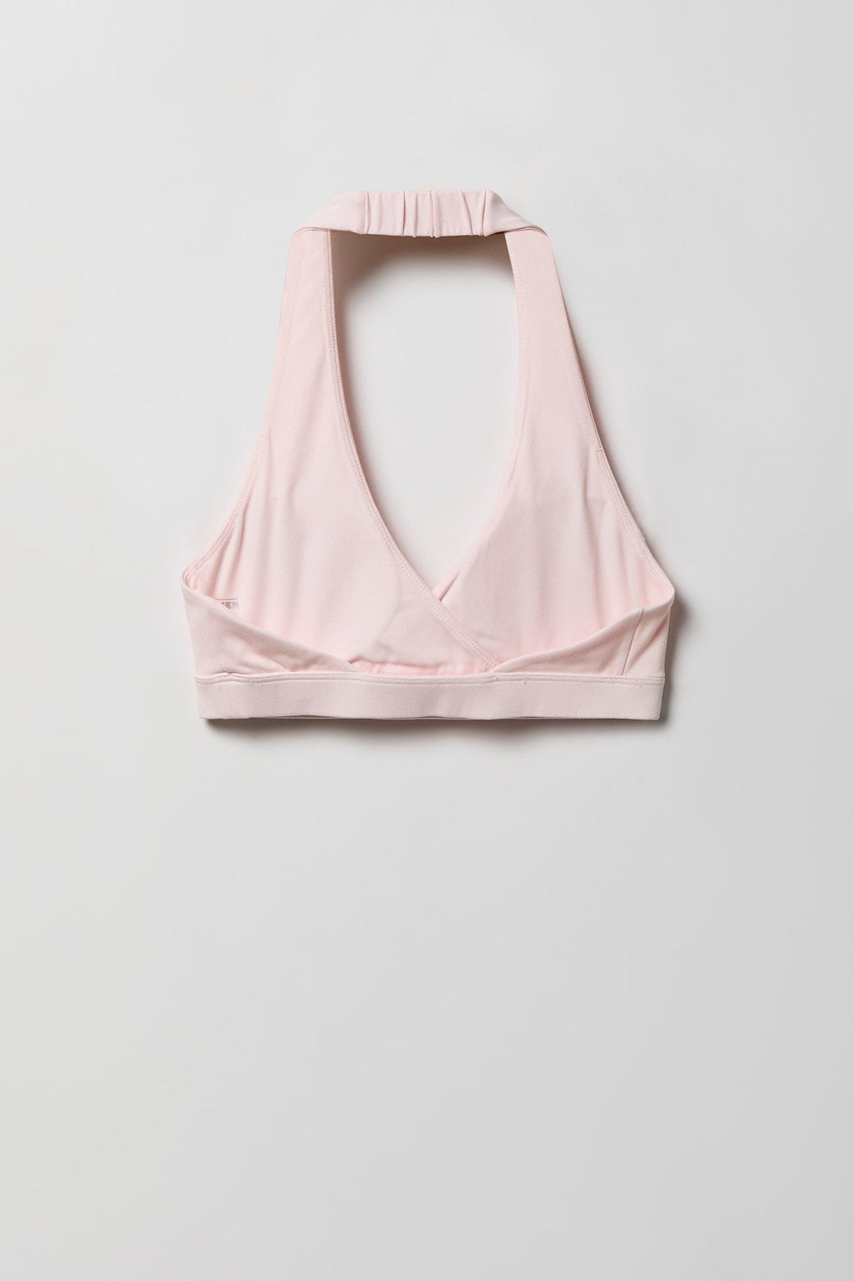 Active High Density Surplice Halter Bra