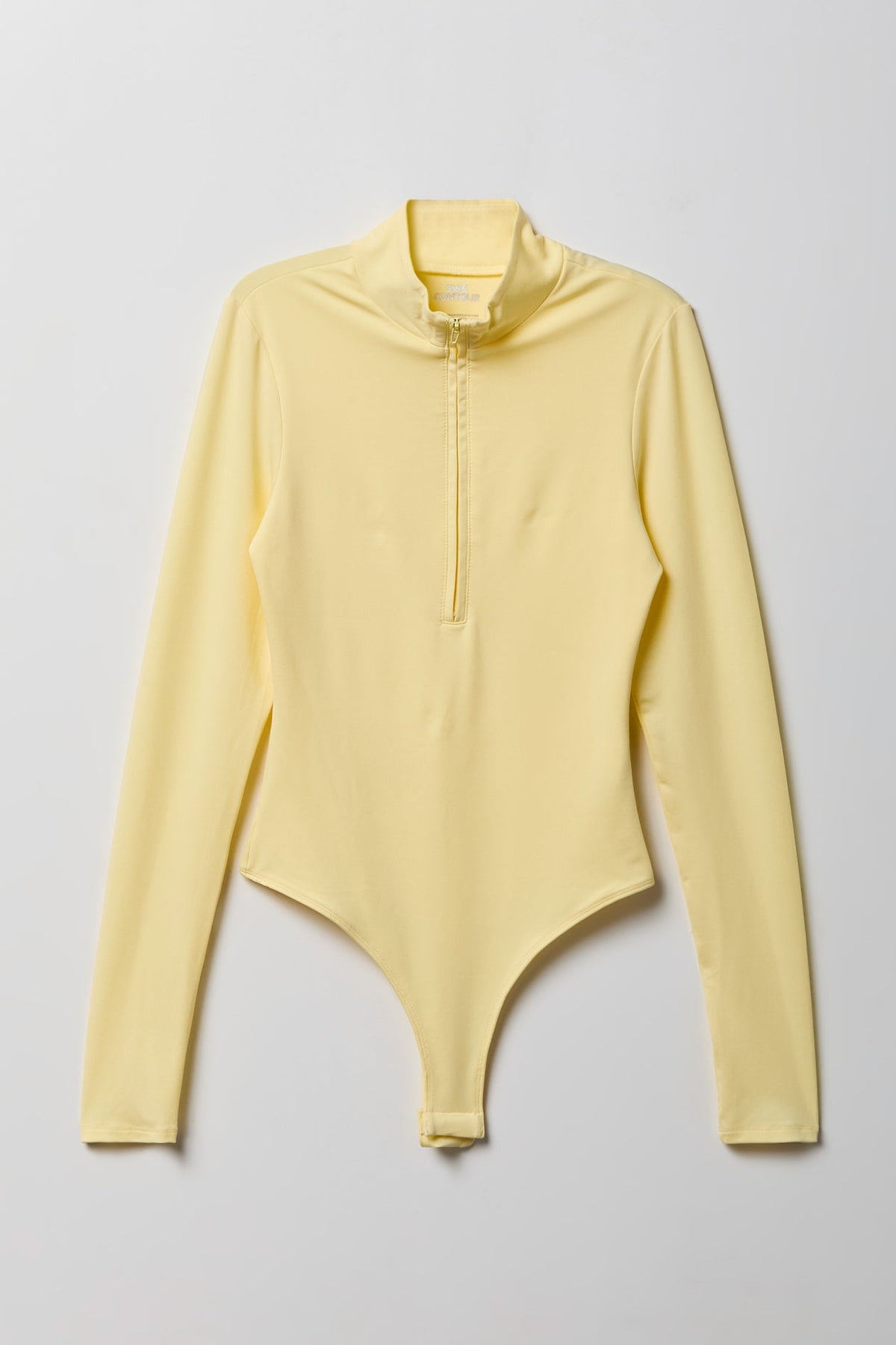 Contour Half Zip Long Sleeve Bodysuit