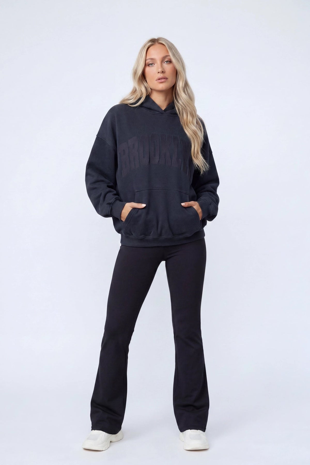 Graphic Fleece Boxy Hoodie