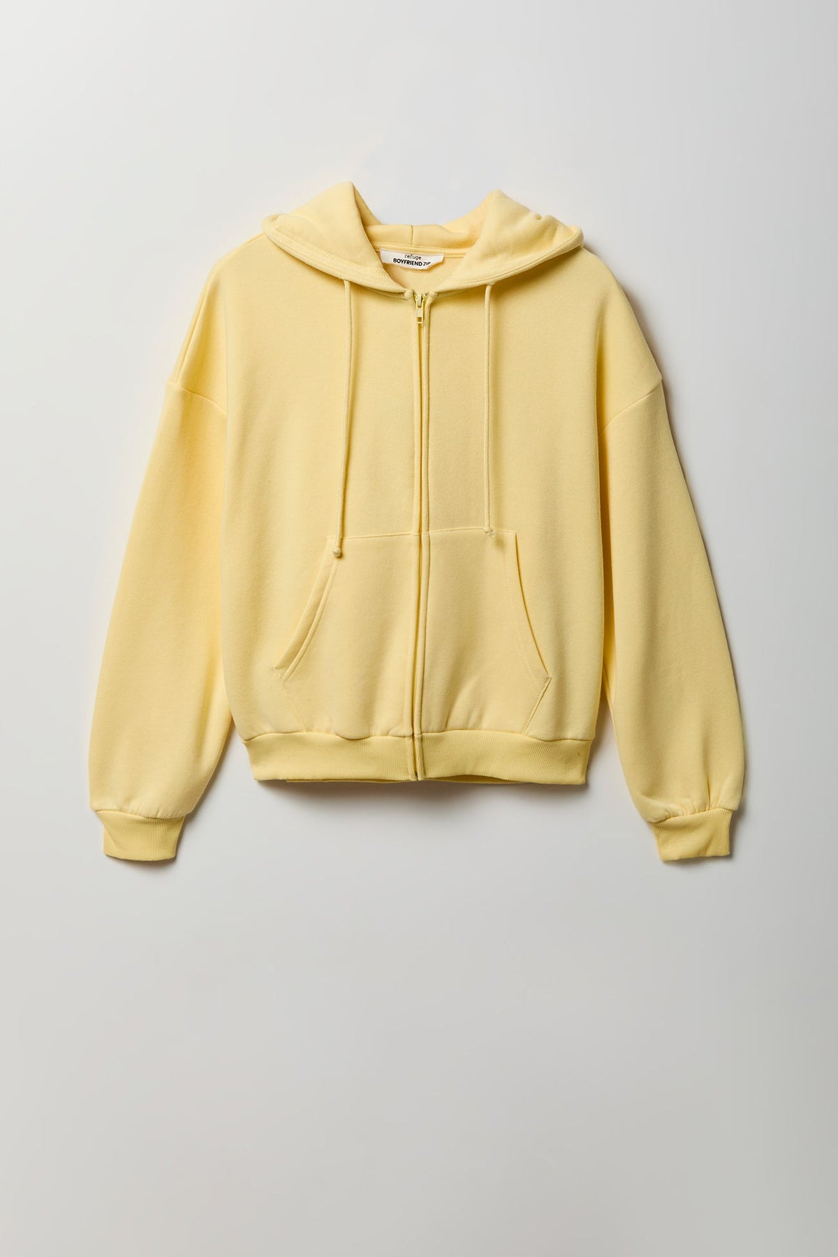 Fleece Boxy Zip Hoodie