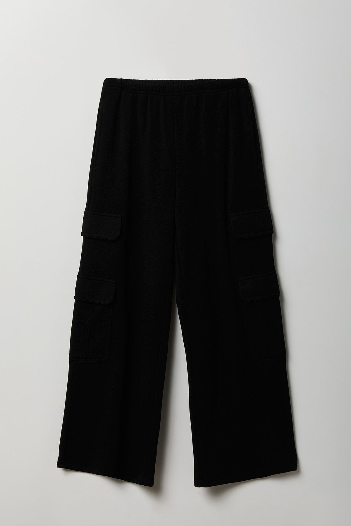Fleece Ultra Wide Cargo Sweatpant