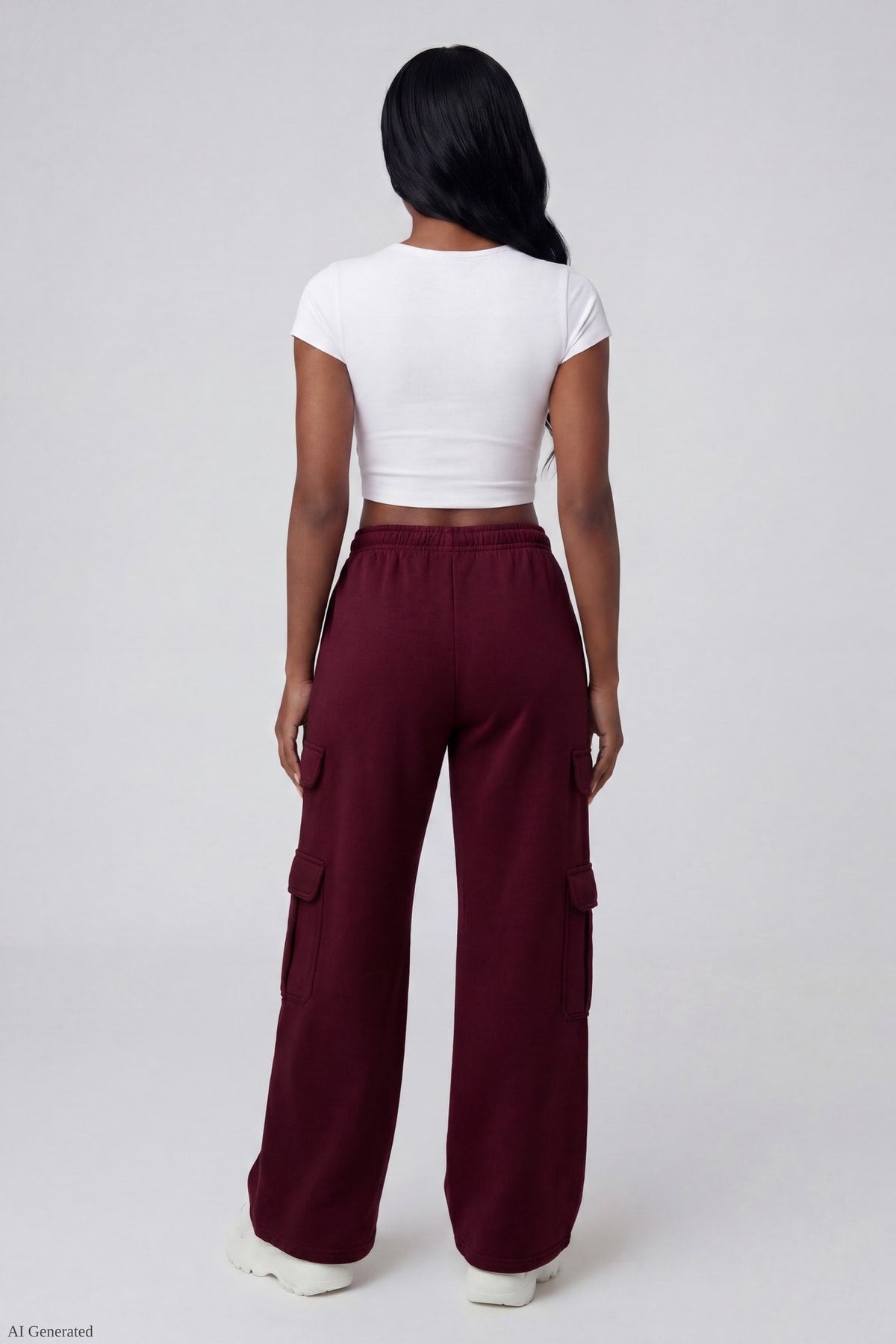 Fleece Ultra Wide Cargo Sweatpant