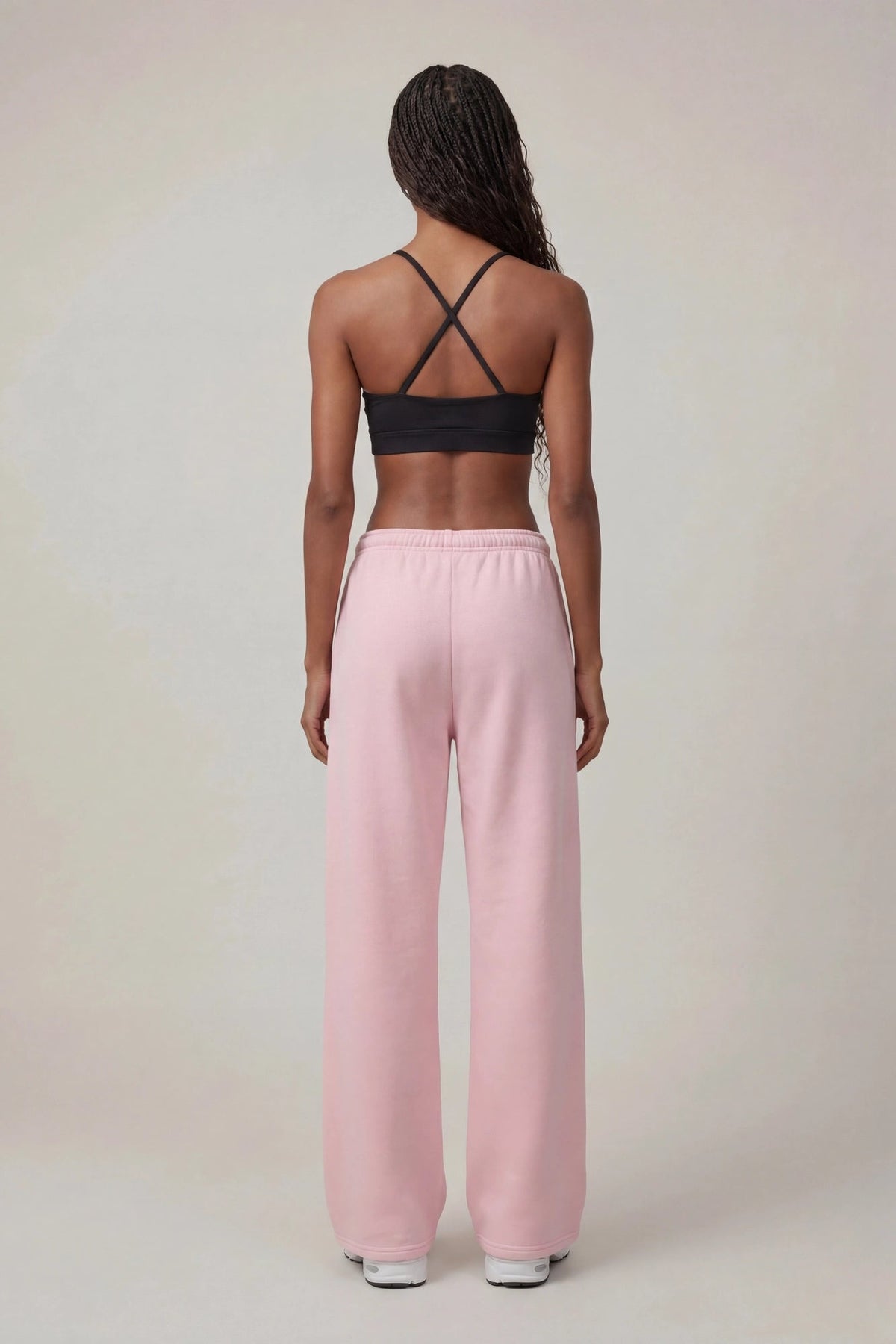 Fleece Low Rise Wide Leg Sweatpant