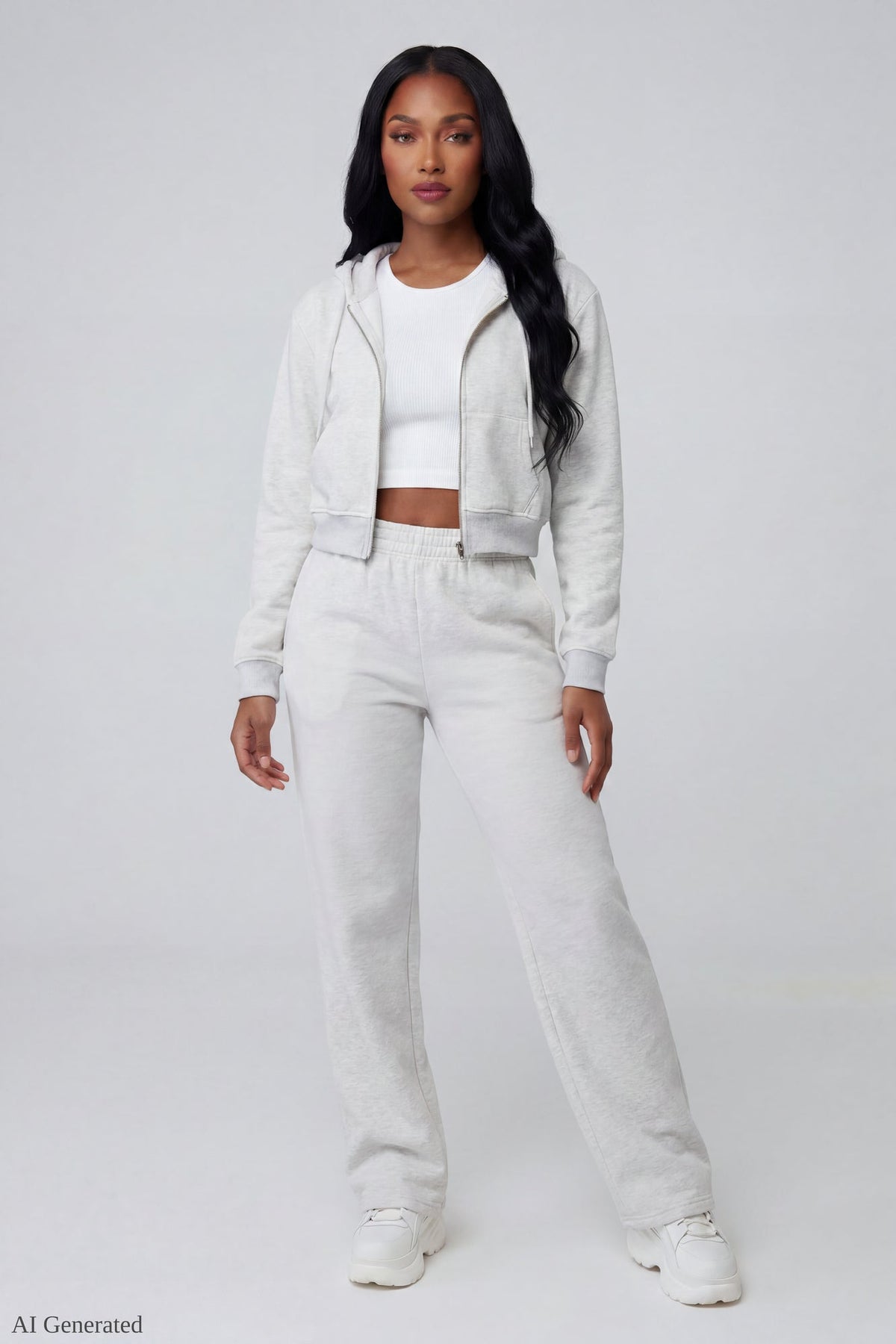 Fleece Ultra Wide Leg Sweatpant