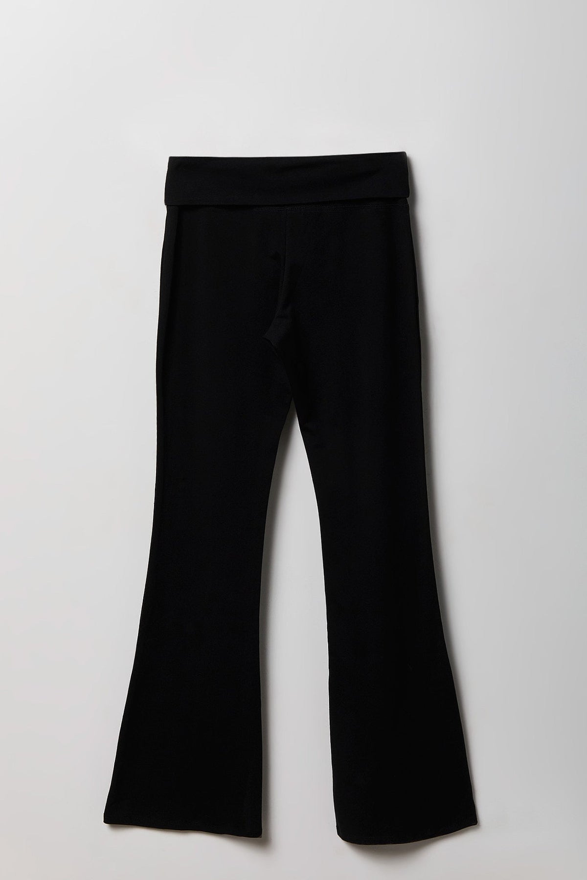 Foldover Waist Flare Legging