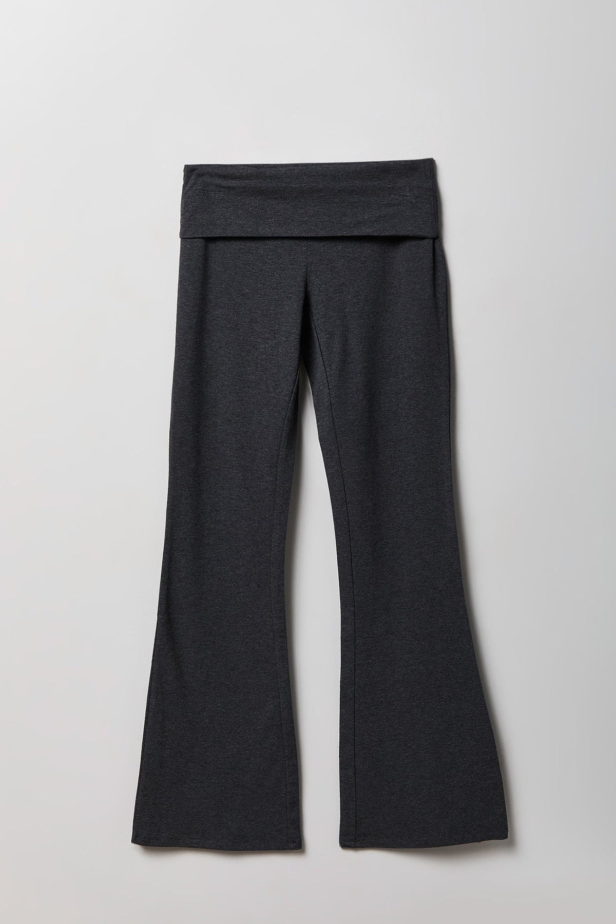 Foldover Waist Flare Legging