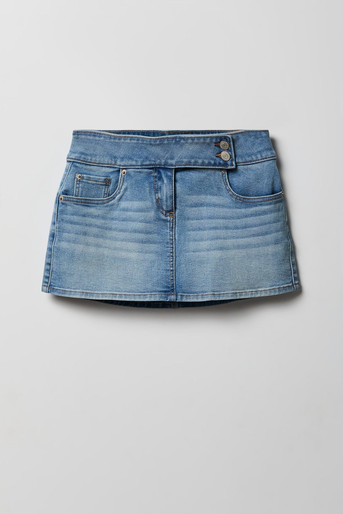 Denim Mini Skort