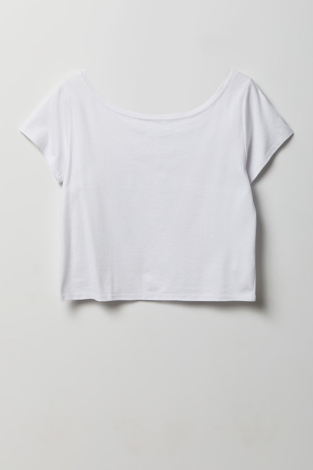 Luxe Heavy Cotton Off Shoulder T-Shirt