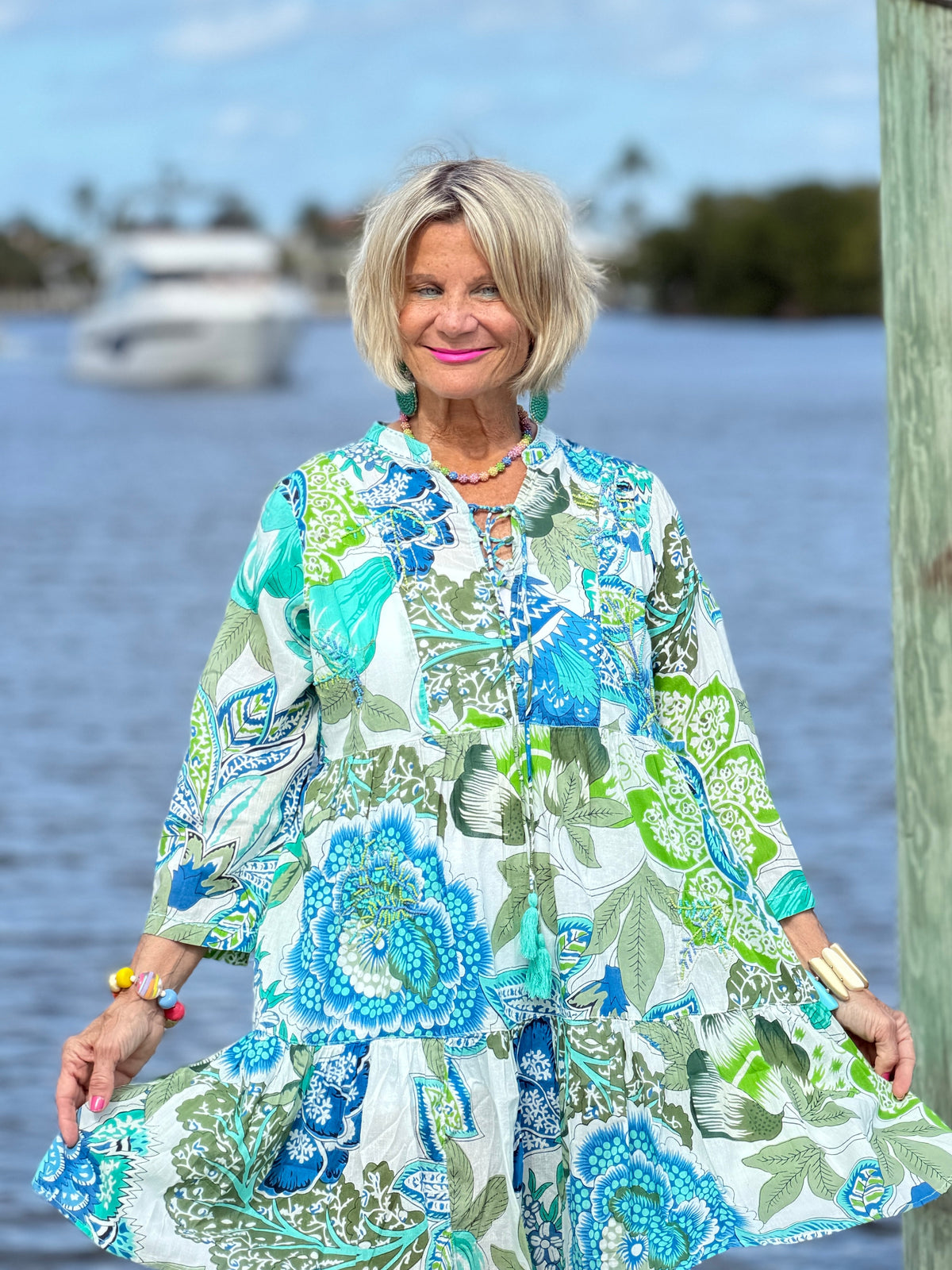 Celeste Ruffle Dress