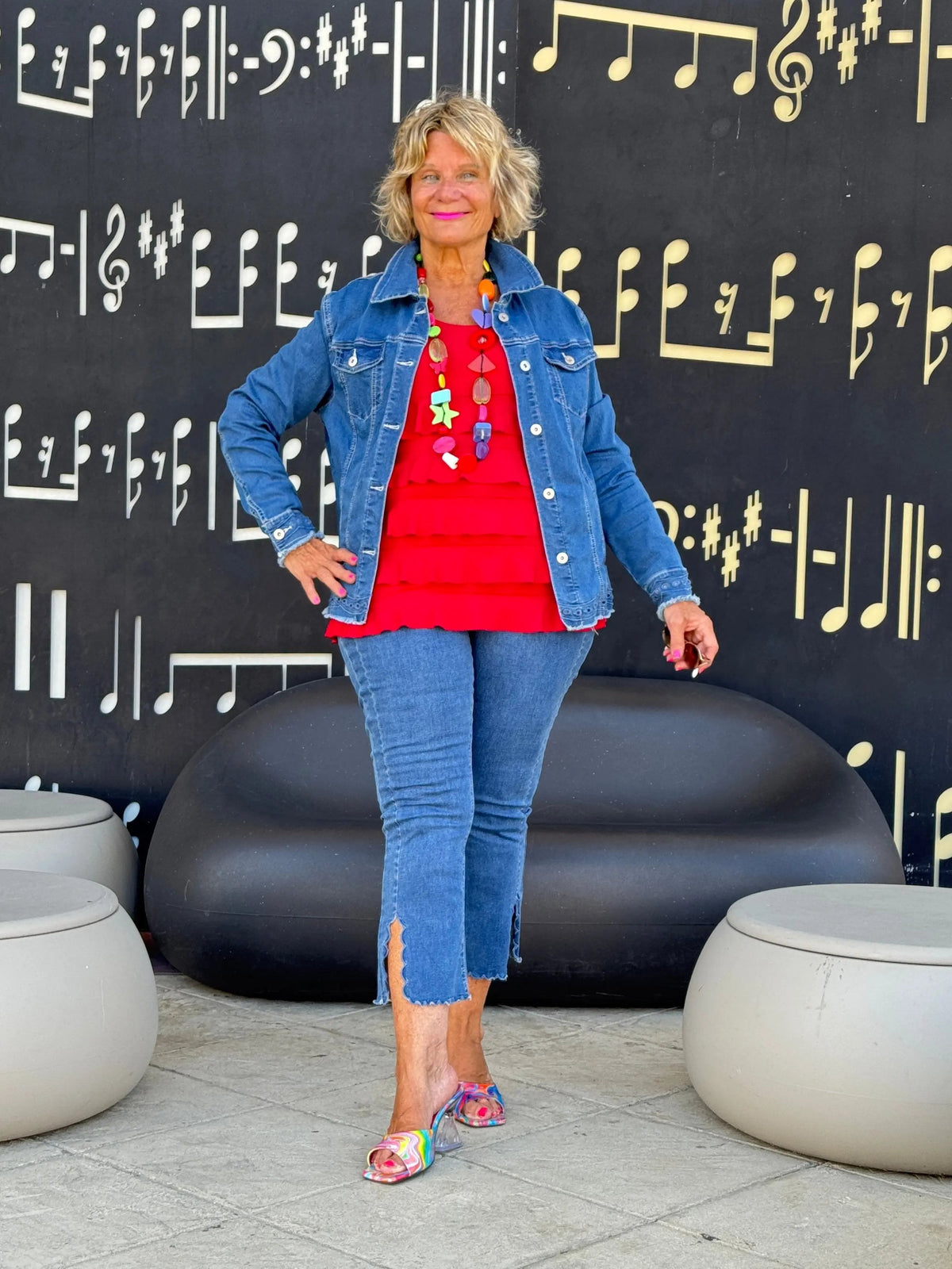 Ethyl Scalloped Edge Jean - Bridgewater