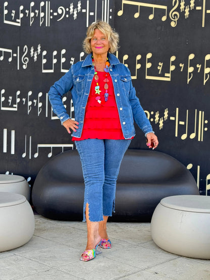 Ethyl Scalloped Edge Jean - Bridgewater