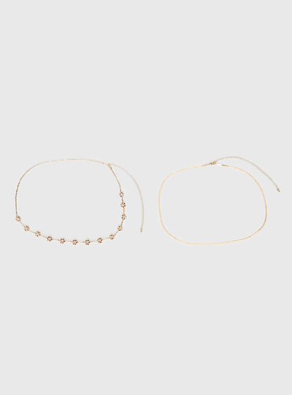 Solia Chain Belt Gold