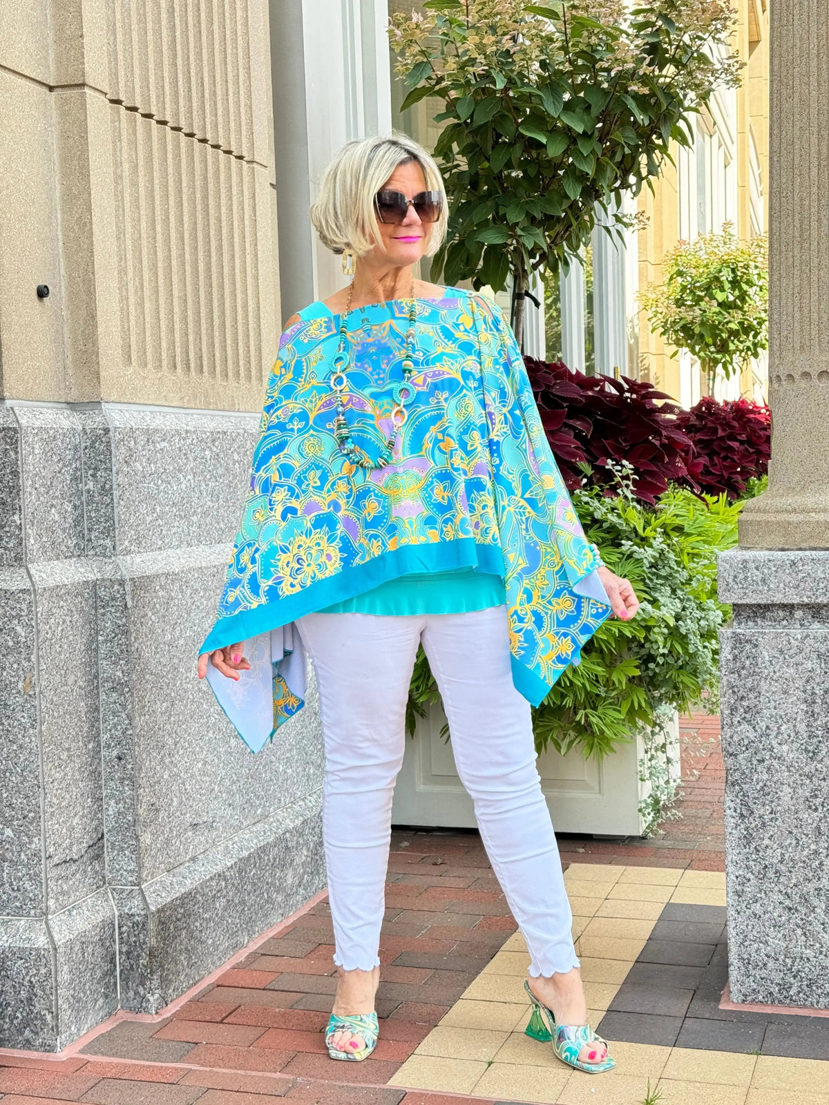 AQUA MARINE SEVEN WAY SCARF