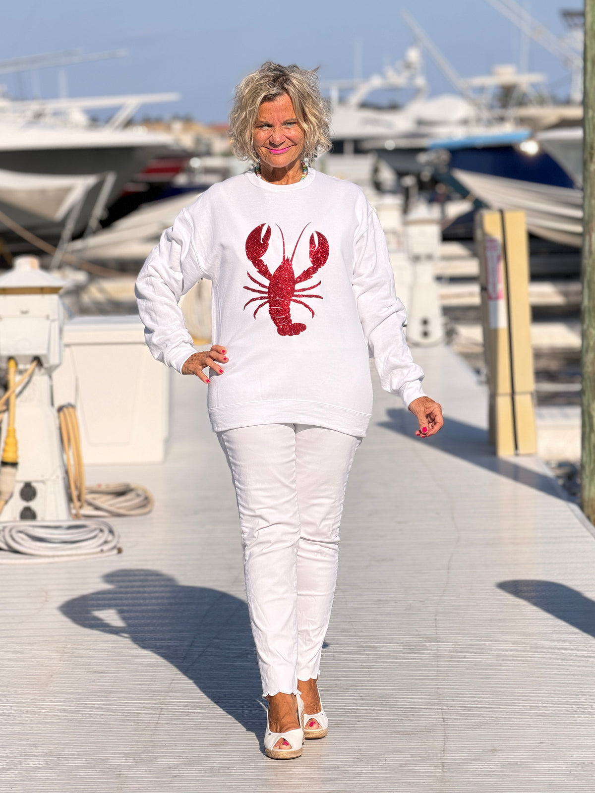 LOBSTER GLITTER HAT
