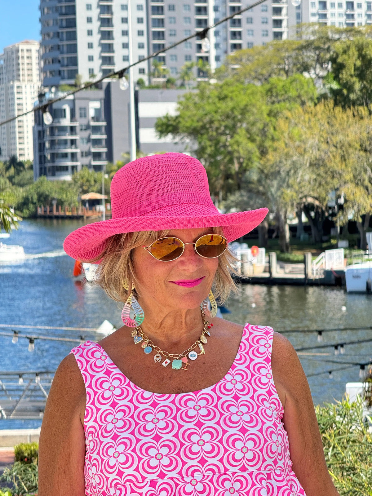 LULU B TROPIC PETALS CHA CHA TANK