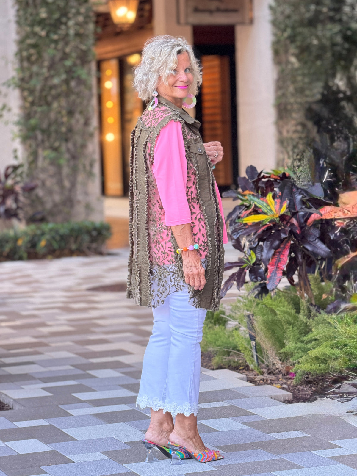 Ethyl The Harmony Vest - OLIVE