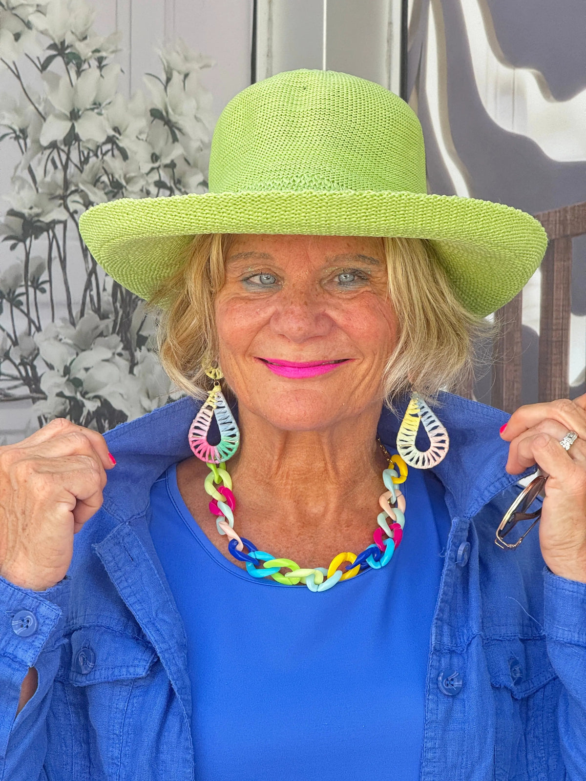 LULU B BLU LINEN JACKET