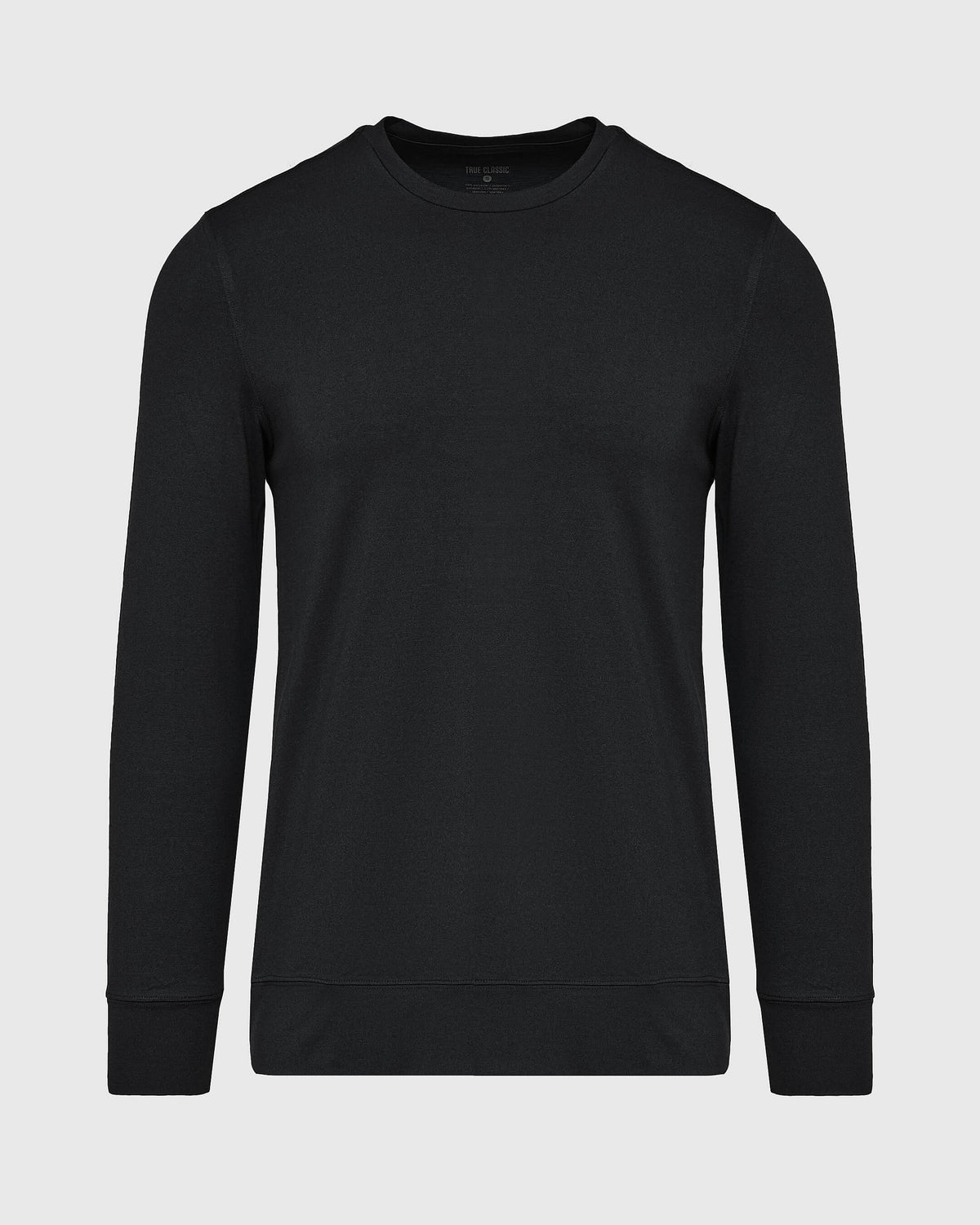 Black Active Comfort Crew Sweatshirt