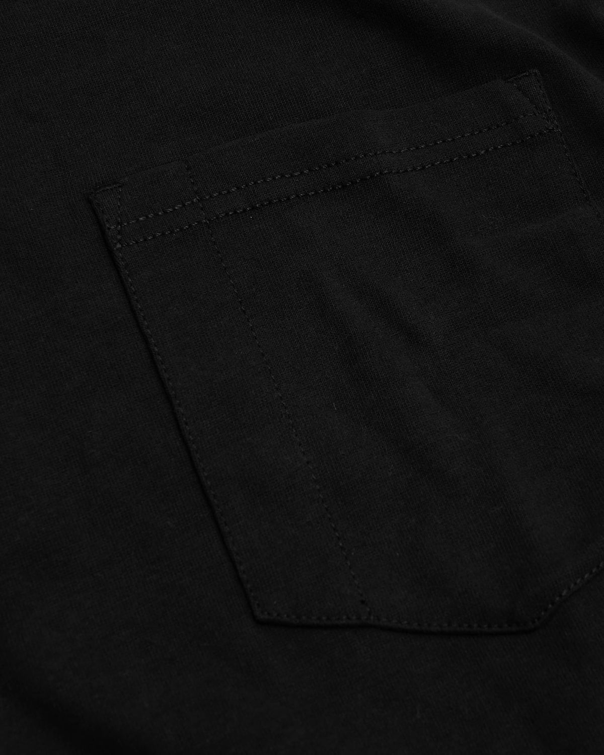 Black & Navy Tall Heavyweight Long Sleeve Pocket Crew 4-Pack