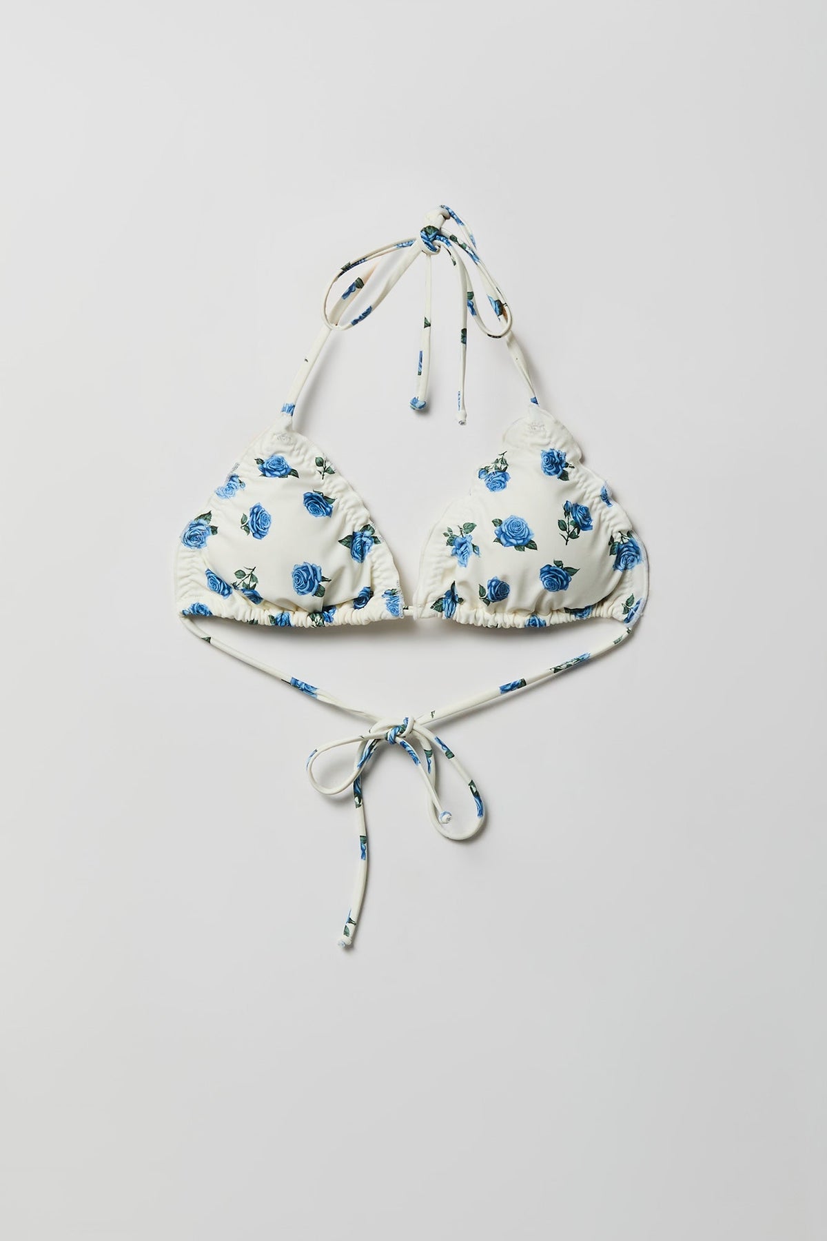 Ruffle Triangle Bikini Top