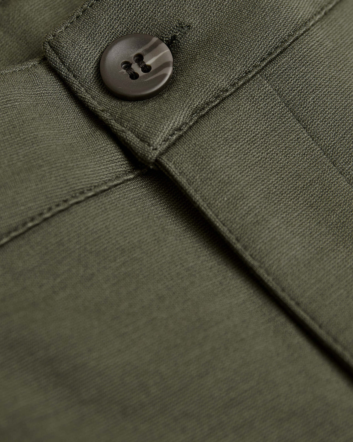 7 Military Green Comfort Knit Chino Short
