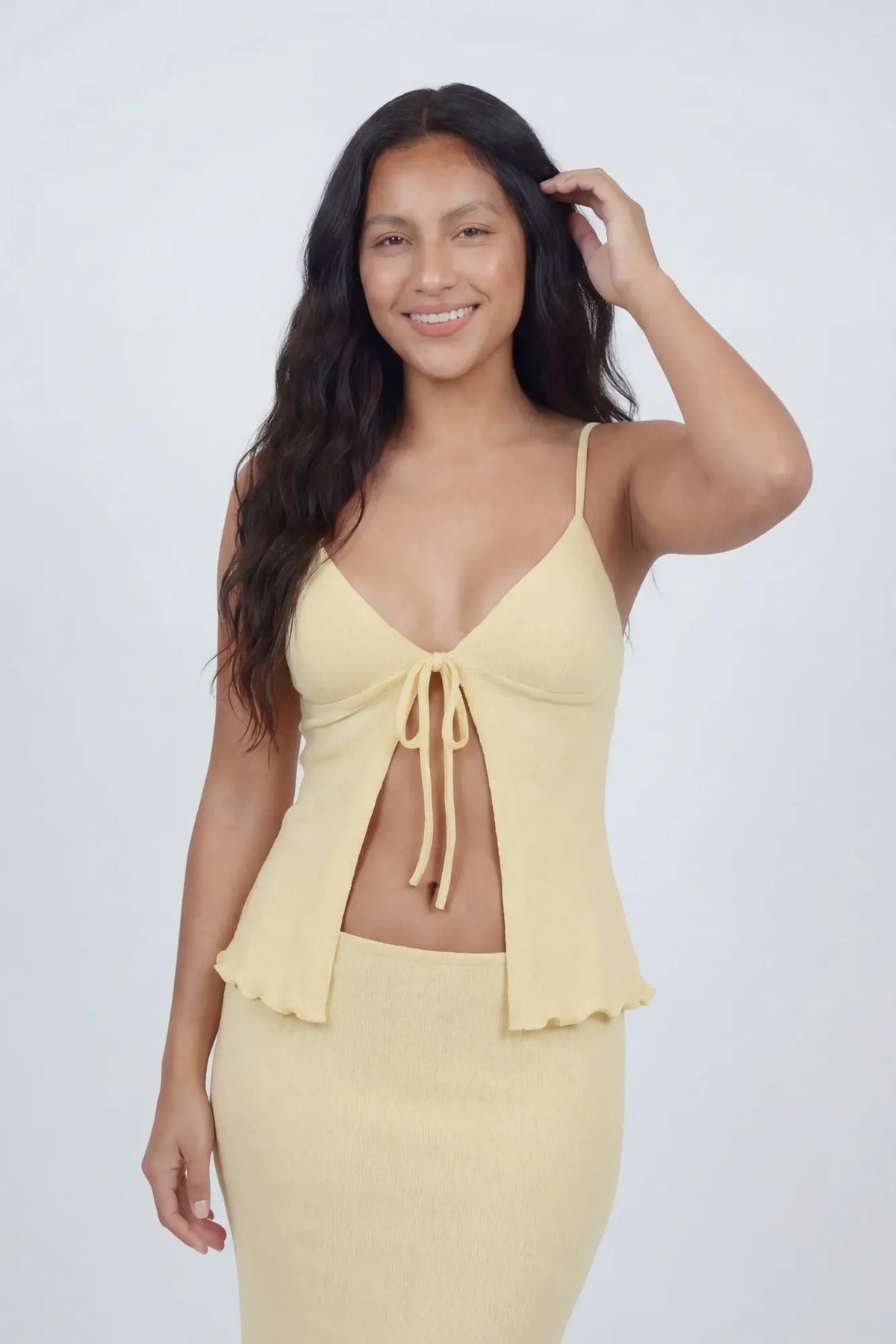 Knit Flyaway Tank & Maxi Skirt Set