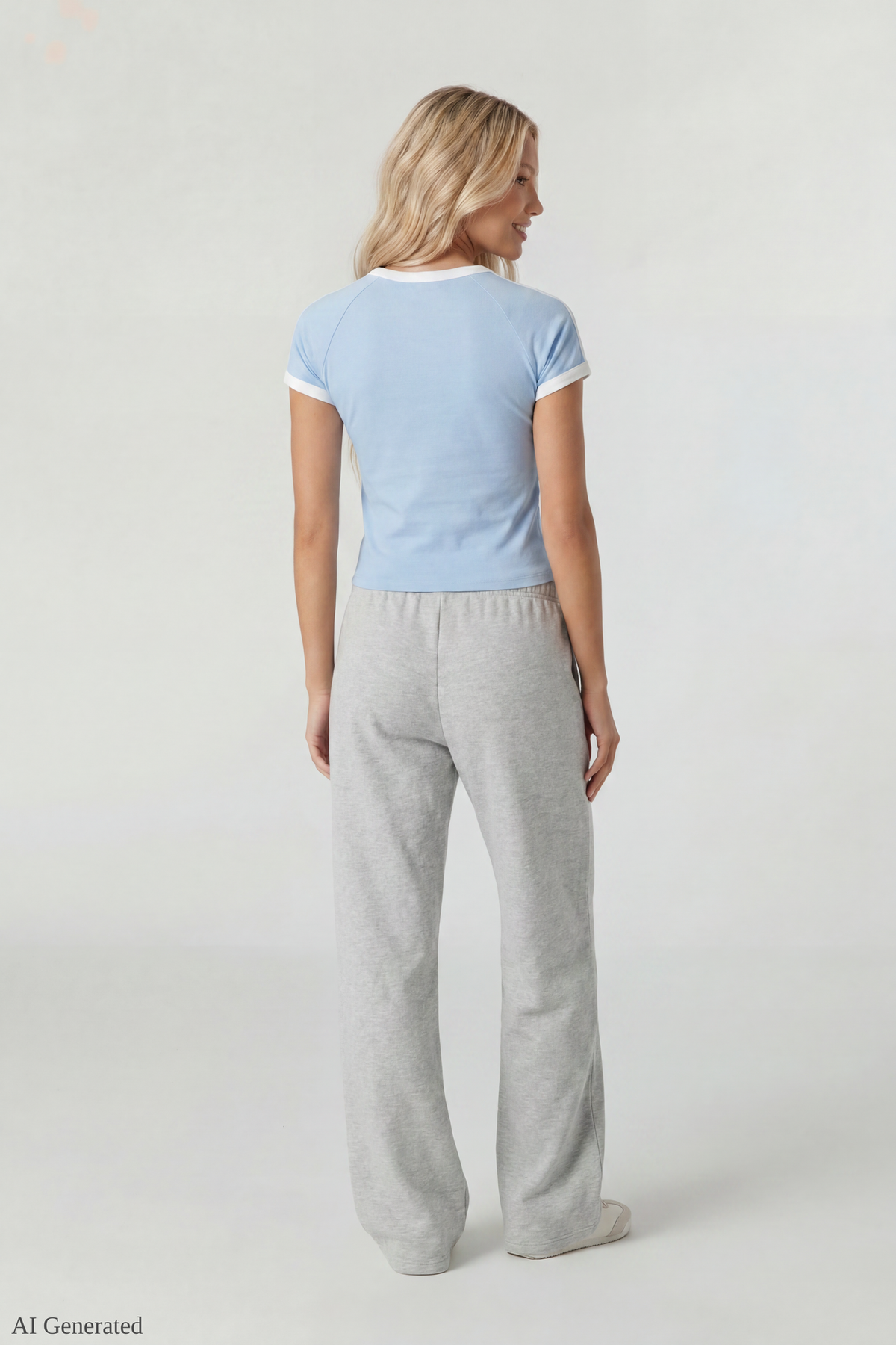 Graphic Ringer Baby Tee