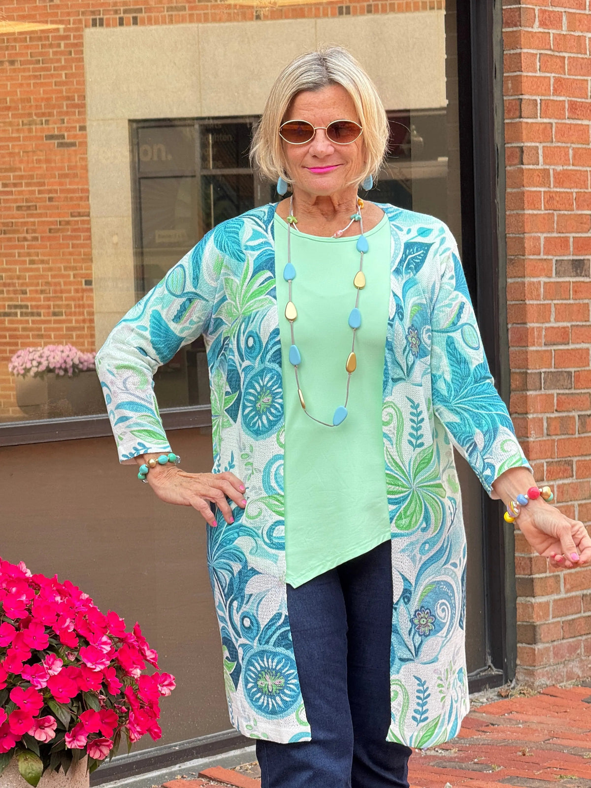 Ethyl Classic Long Length Cardi - Sheldon