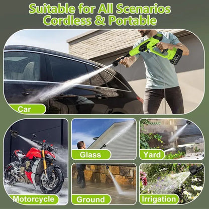 🔥 Summer Sale – 1500PSI Cordless Power Washer | 6-in-1