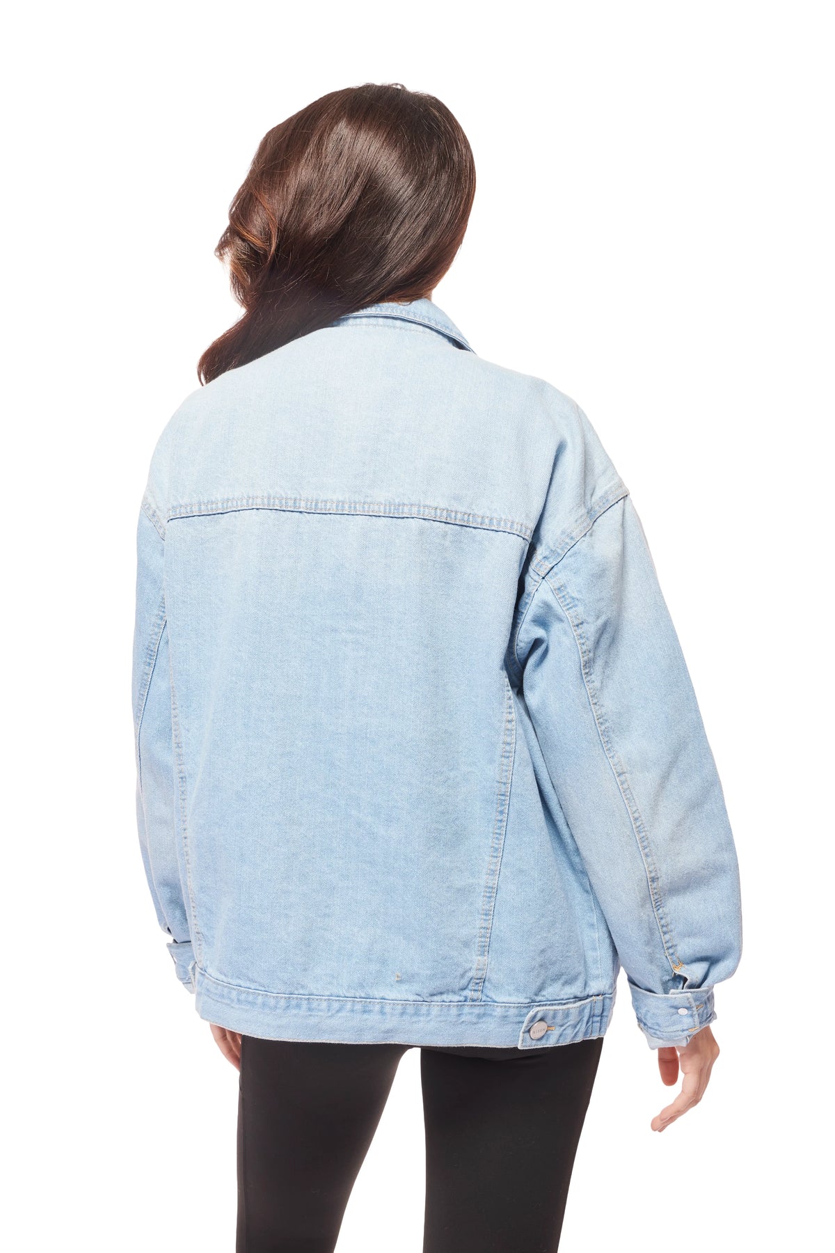 Risen Women's Classic Button Up Denim Jacket