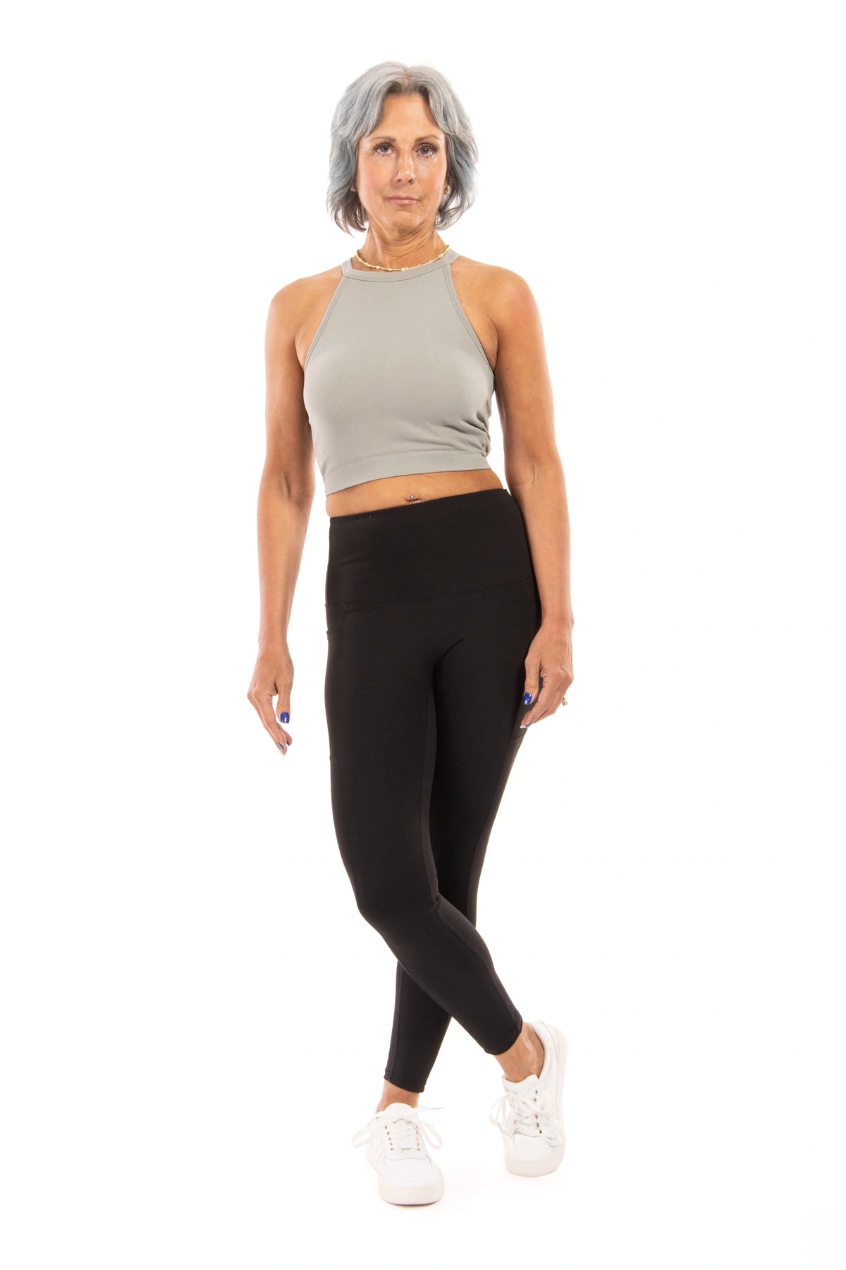 Sweet Comfort Women's Sporty Halter Neckline Seamless Bralette