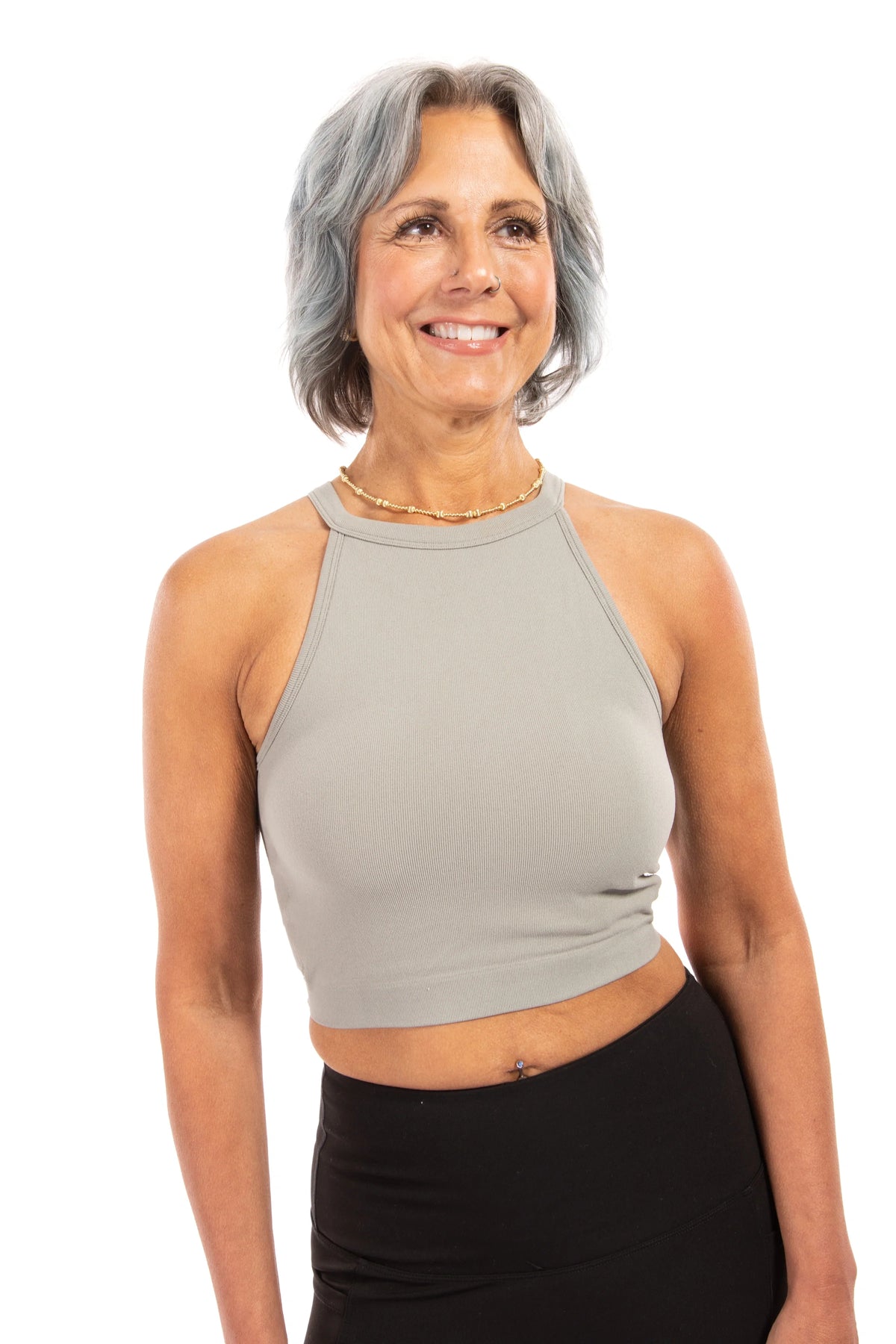 Sweet Comfort Women's Sporty Halter Neckline Seamless Bralette
