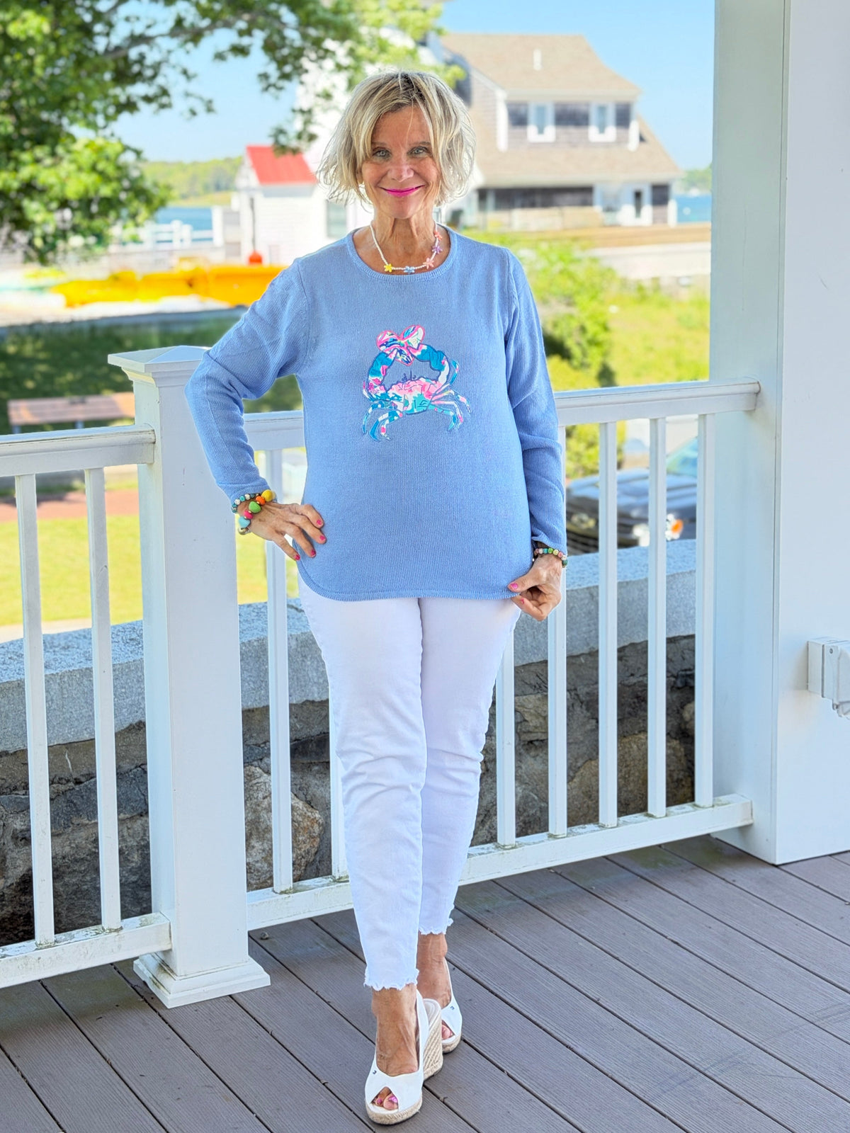 BEACH CLUB PERRI CRAB SWEATER