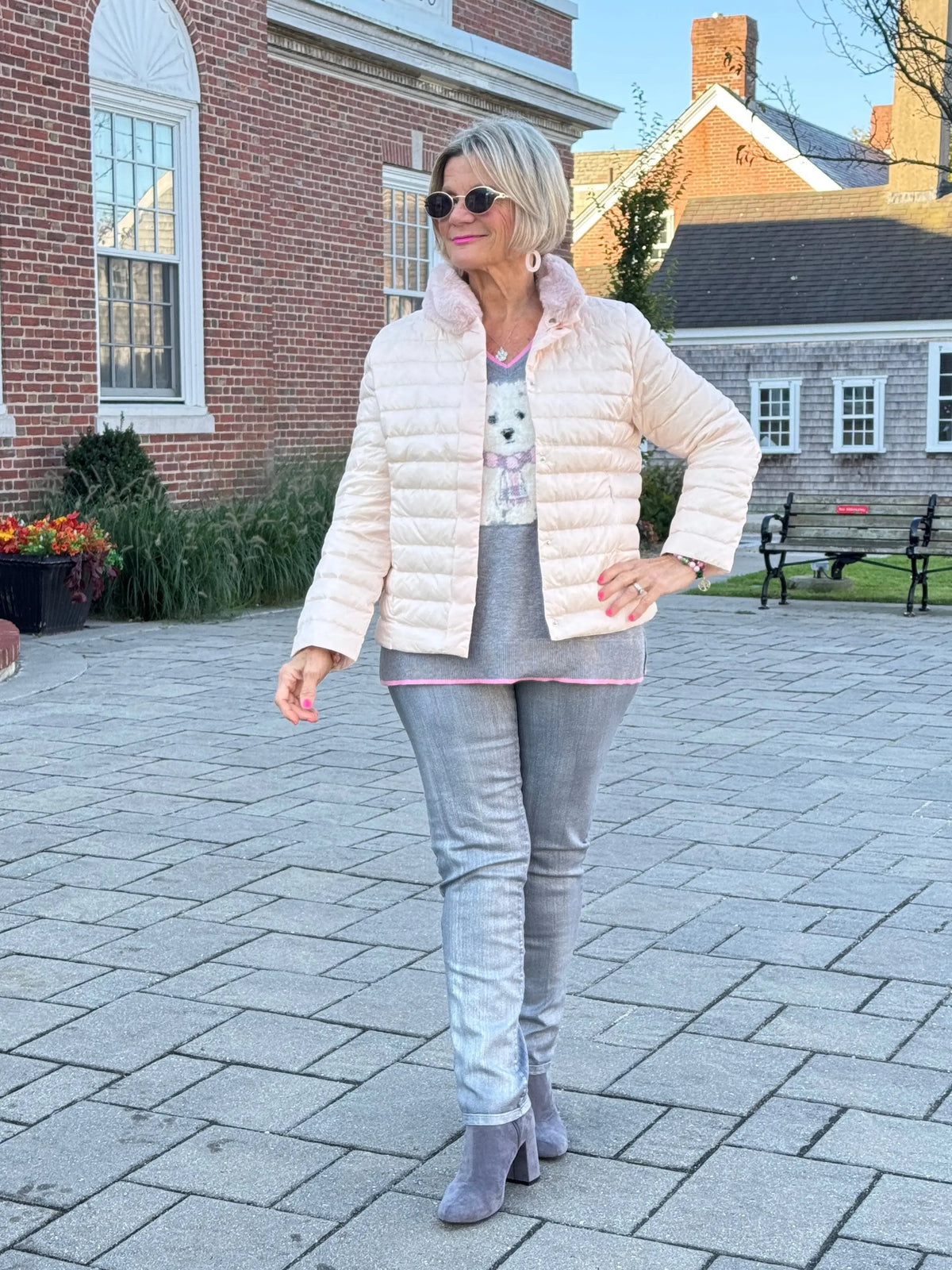 LULU-B PINK FAUX FUR JACKET