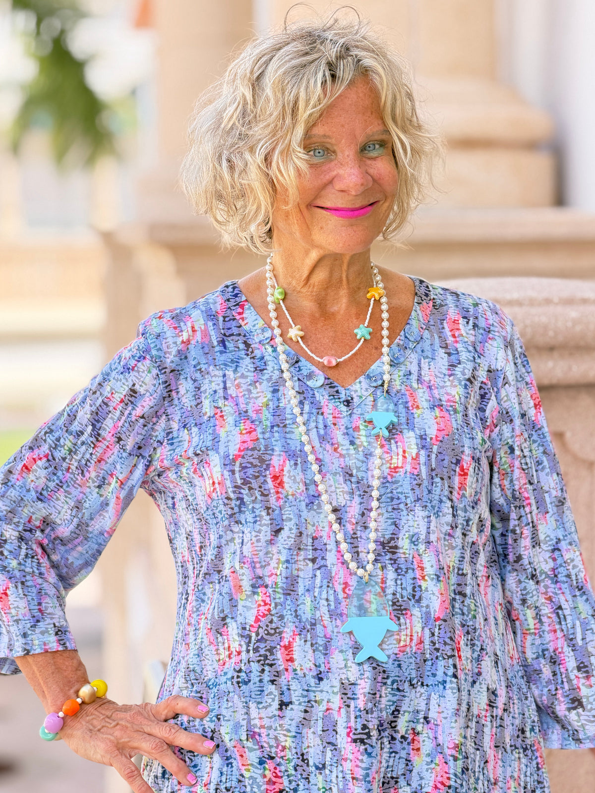 Ethyl The Social Butterfly Top - Star Light
