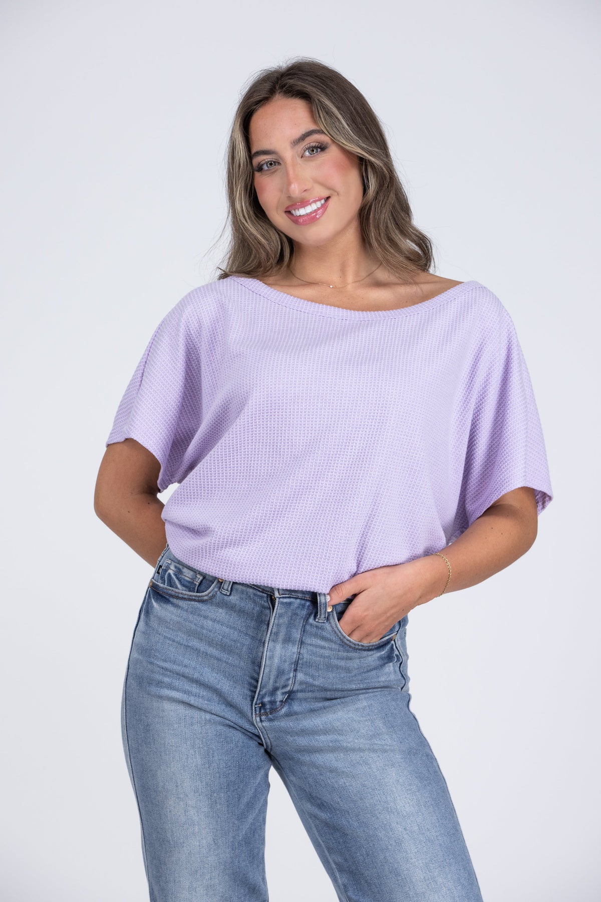 Simply For You Women's Relaxed Short Sleeve Top