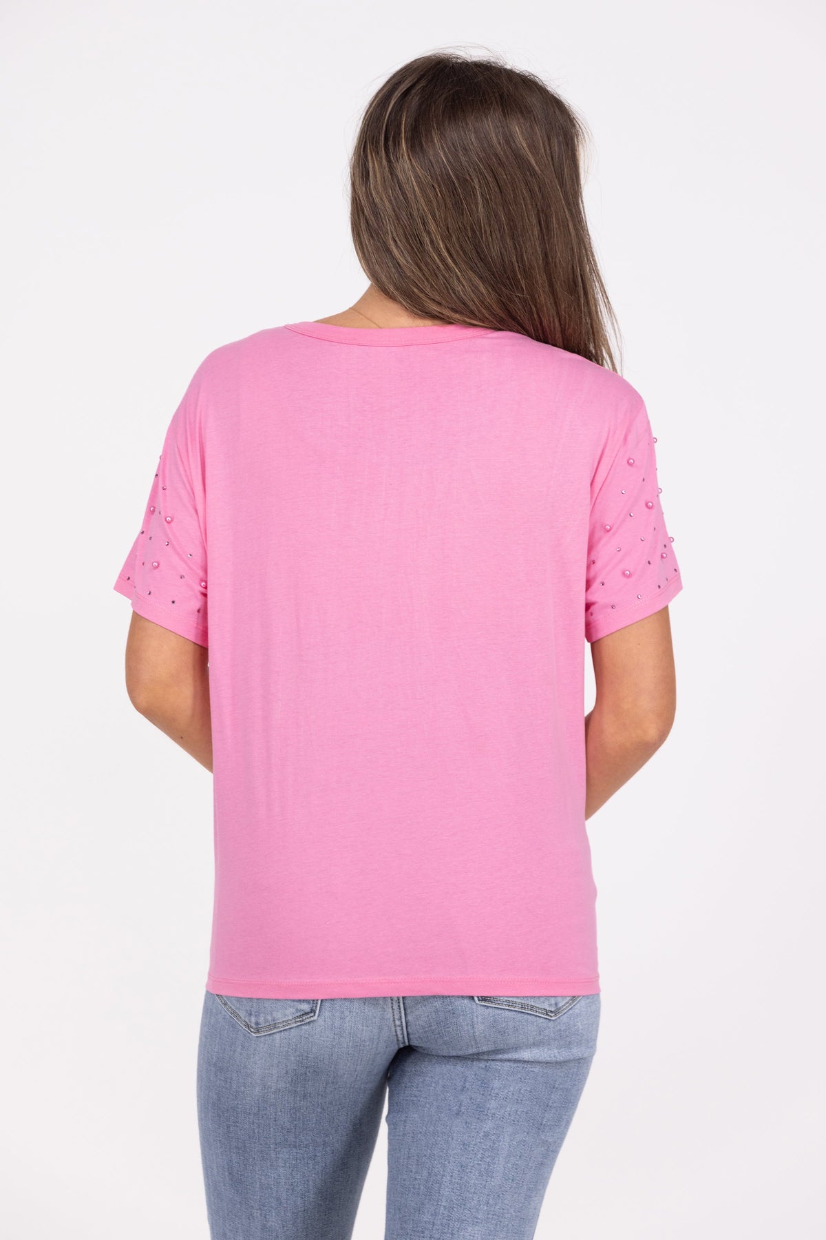 You Will See Me Women's Pearl Short Sleeve Top