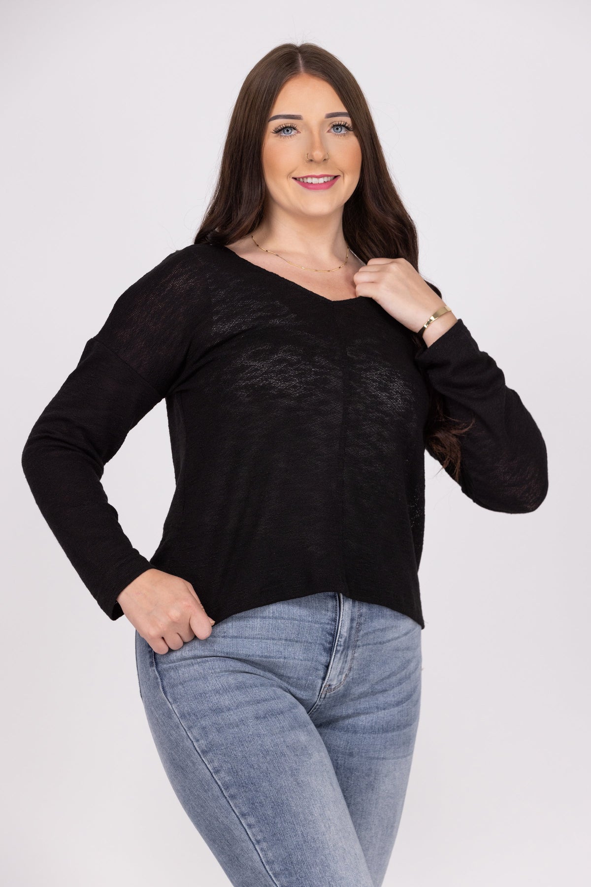 Doing It My Way Women's Knit Long Sleeve Top
